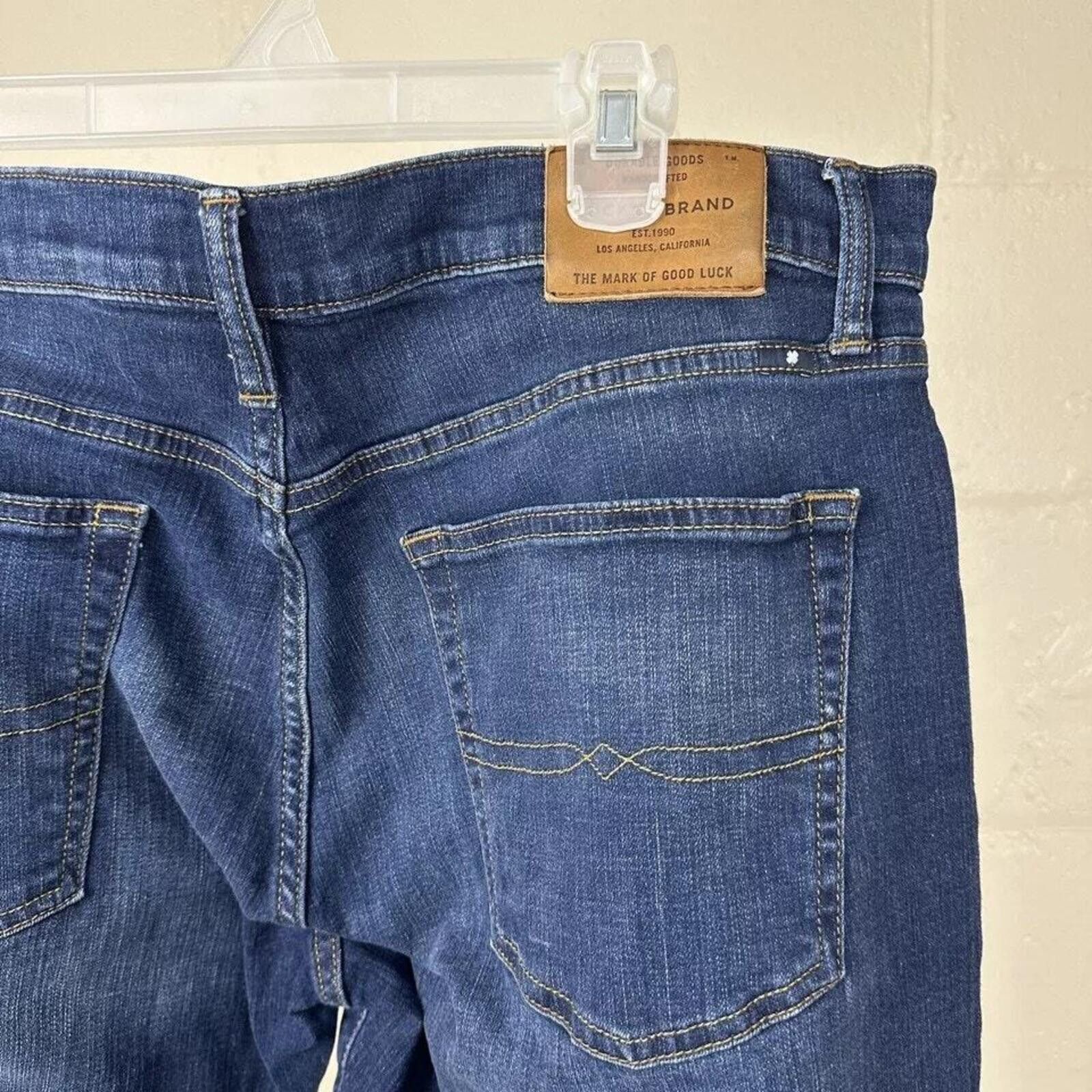 Lucky Brand Lucky Brand, 221 Straight Leg, Men's Tag Size Actual 38 x 31 Size US 38 / EU 54 - 2 Thumbnail
