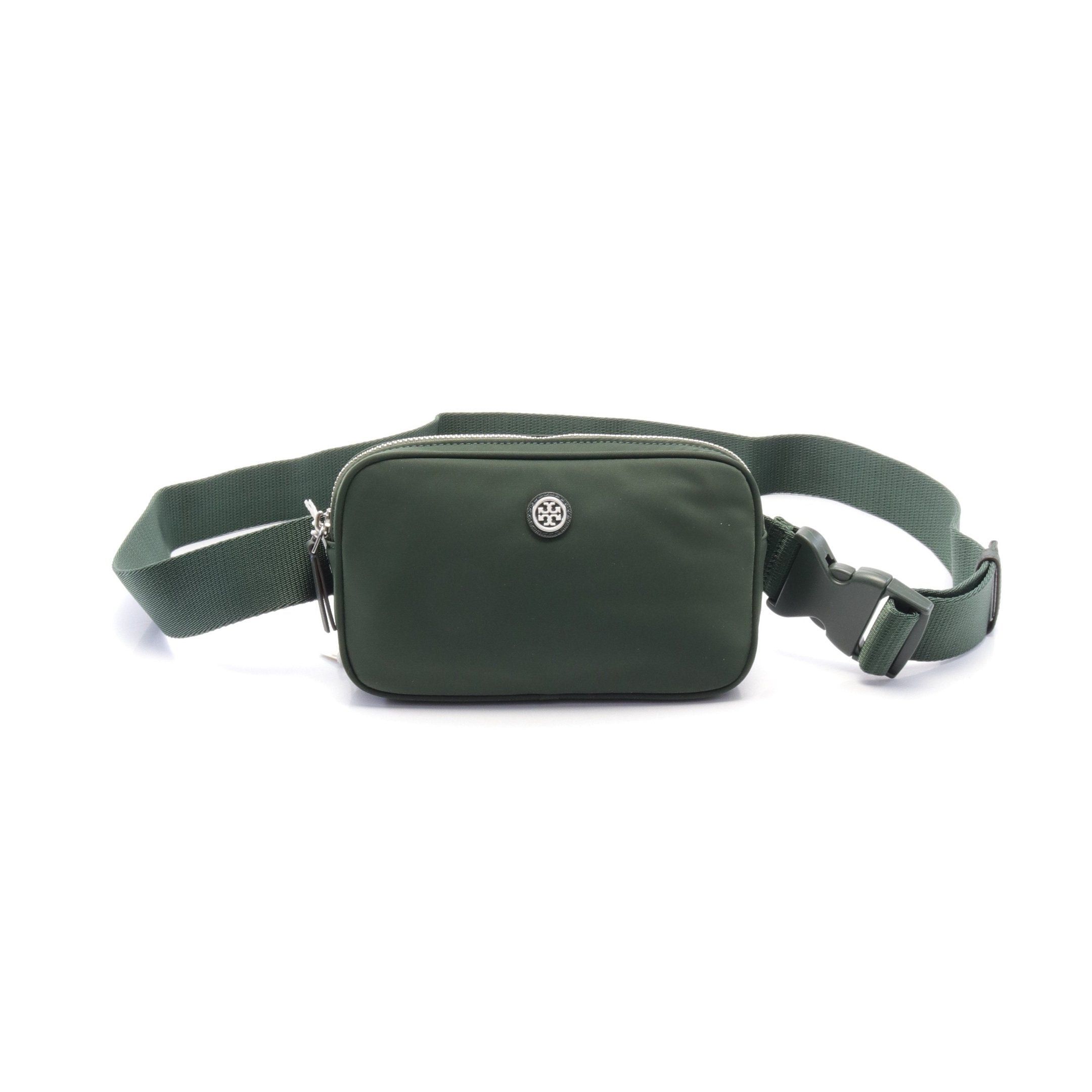 Tory Burch Tory Burch Virginia Belt Bag Body Waist Nylon Green Size ONE SIZE - 1 Thumbnail