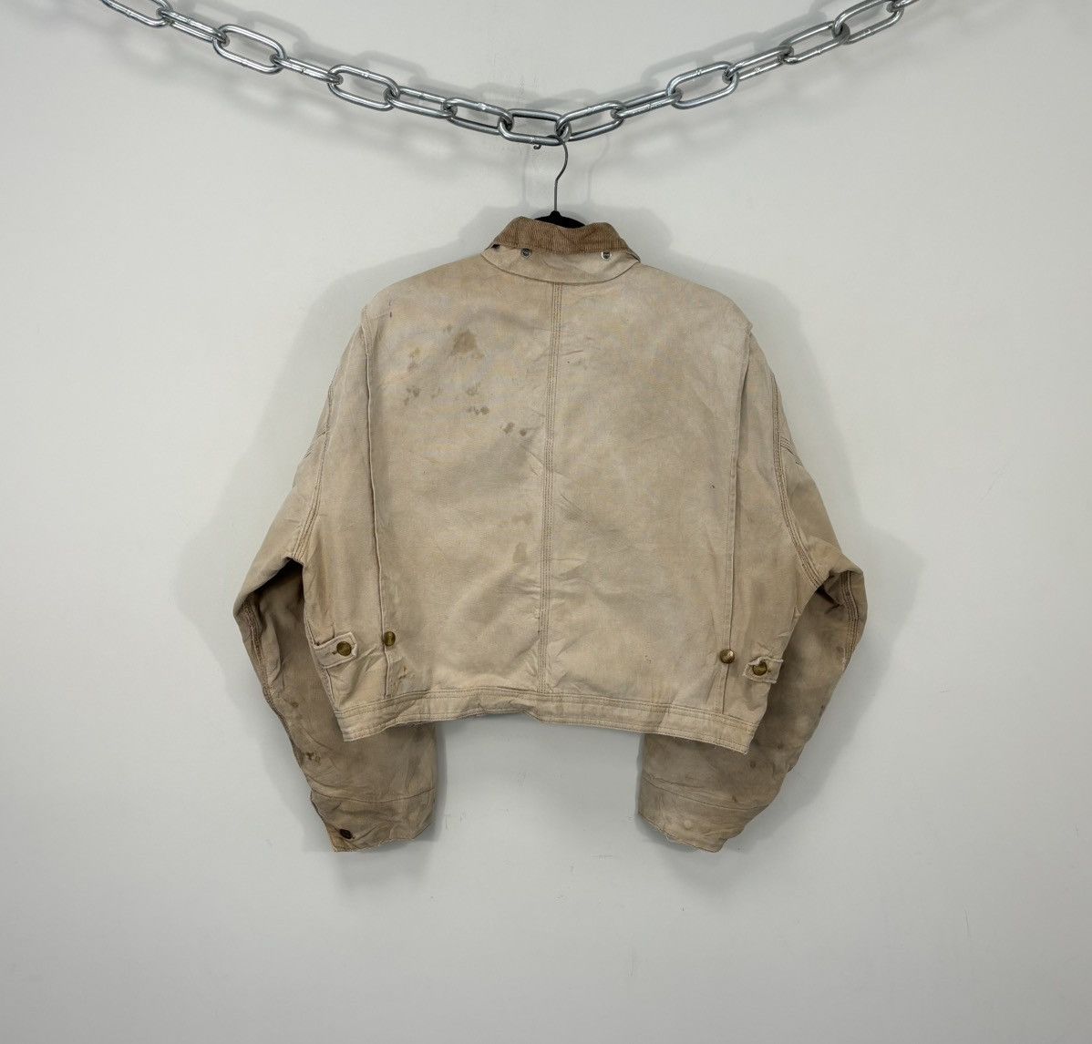 Carhartt Vintage Carhartt Y2K Workwear Faded Hype Boxy Cropped Jacket Size US L / EU 52-54 / 3 - 2 Thumbnail