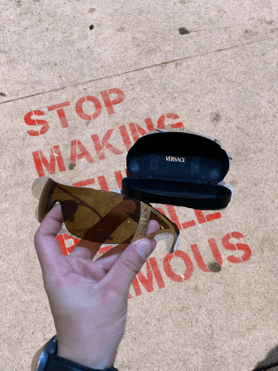 Versace Versace sunglasses, luxury sunglasses VINTAGE Size ONE SIZE - 1 Thumbnail