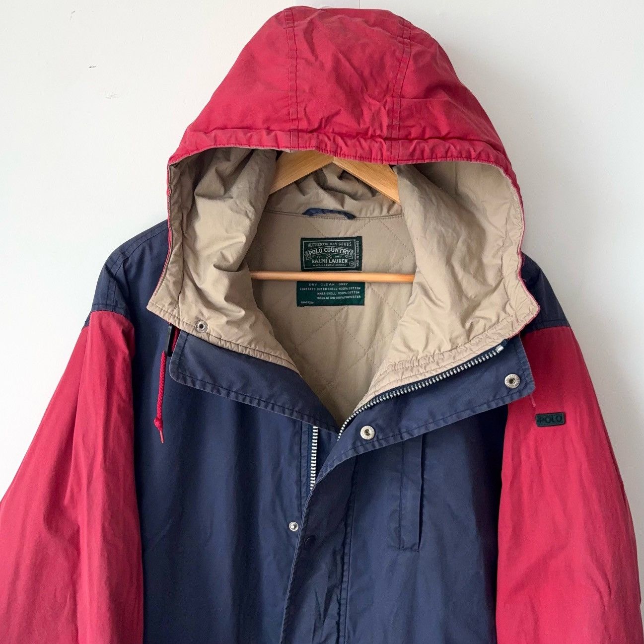 Polo Ralph Lauren Vintage Polo Country 2-Tone Mountain Parka Oversized Size US M / EU 48-50 / 2 - 2 Thumbnail