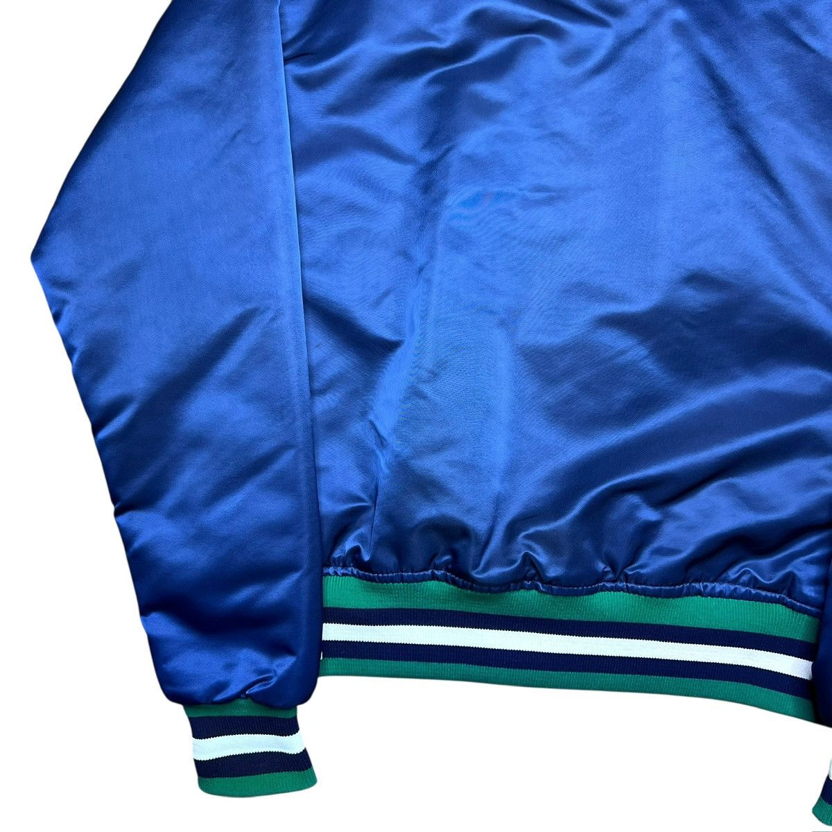 Starter Vintage 1980s NBA Denver Nuggets Starter Satin Bomber Jacket Size US M / EU 48-50 / 2 - 21 Thumbnail