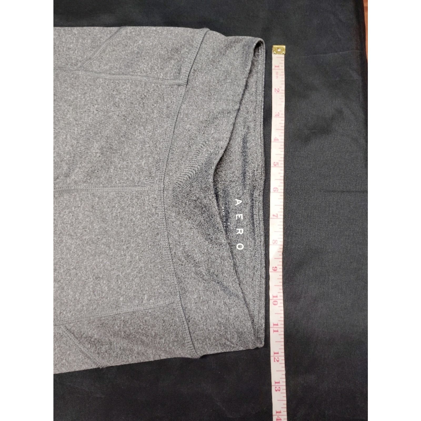 Aeropostale Aero Women’s Grey High-Rise Capris Size 22" - 3 Thumbnail
