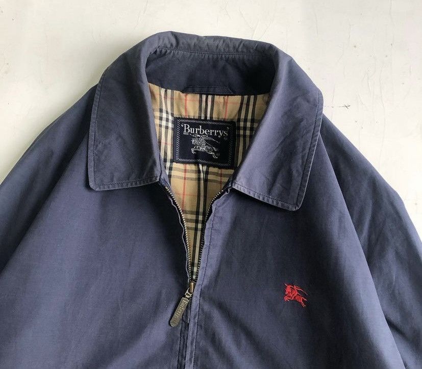 Burberry × Vintage Vintage Fading Burberry Harington jacket