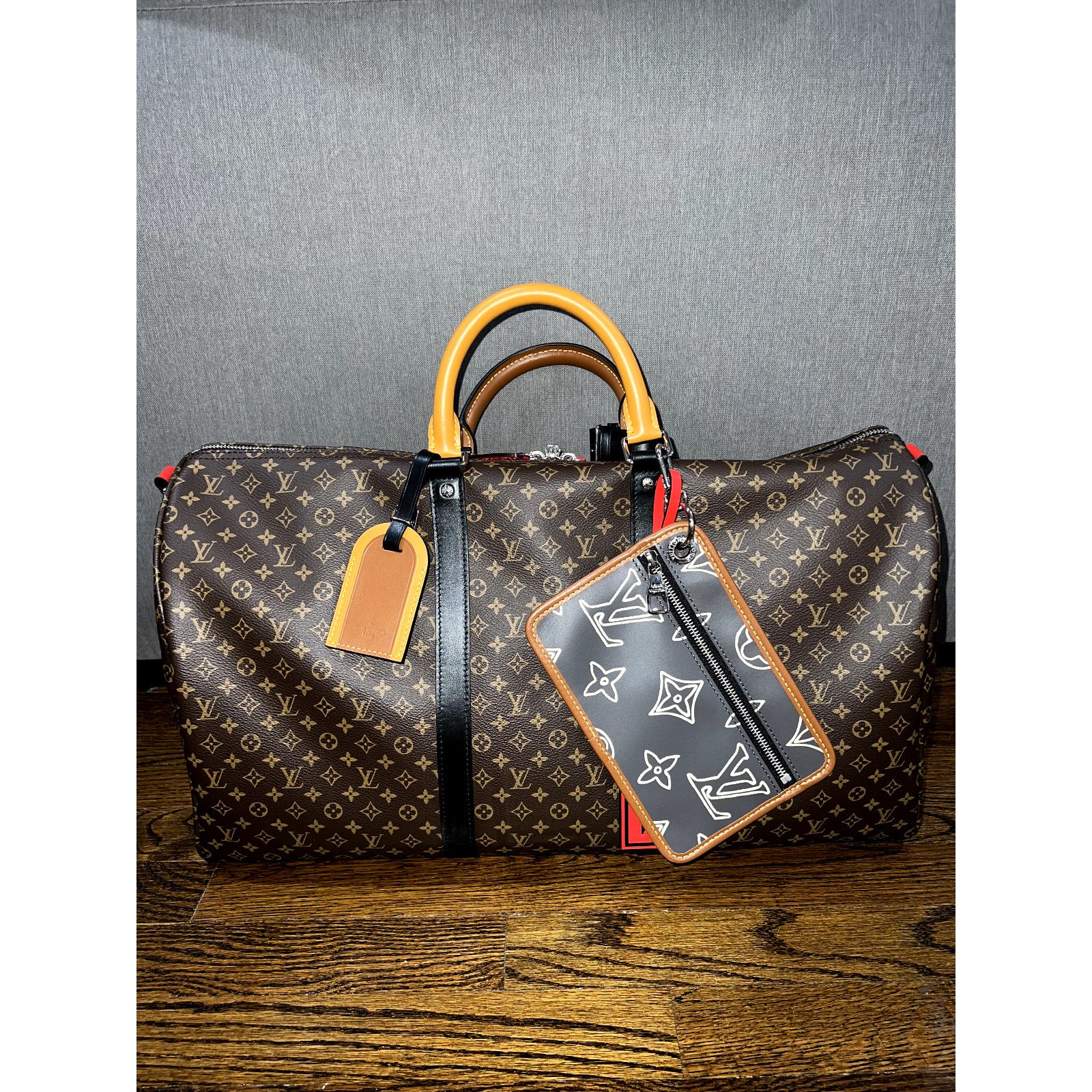 Louis Vuitton Louis Vuitton Keepall Bandouliere Patchwork Travel Bag Size ONE SIZE - 2 Thumbnail