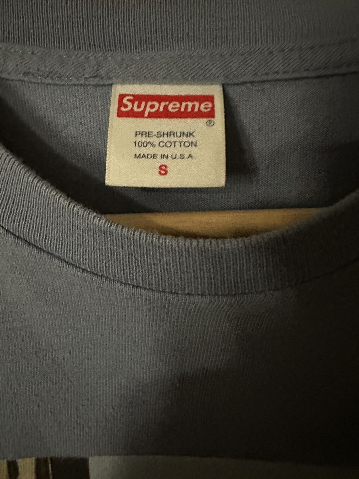 Supreme Supreme Banner Tee Blue Small Size US S / EU 44-46 / 1 - 4 Thumbnail