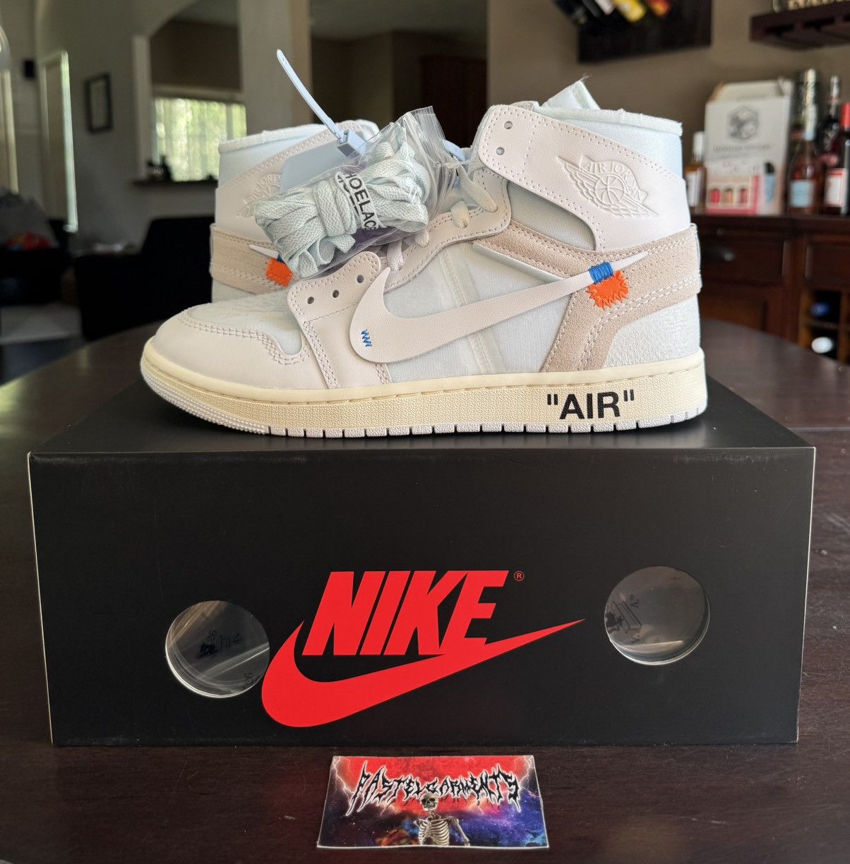 Jordan 1 Retro High Virgil Abloh Archive V.A.A. Alaska White