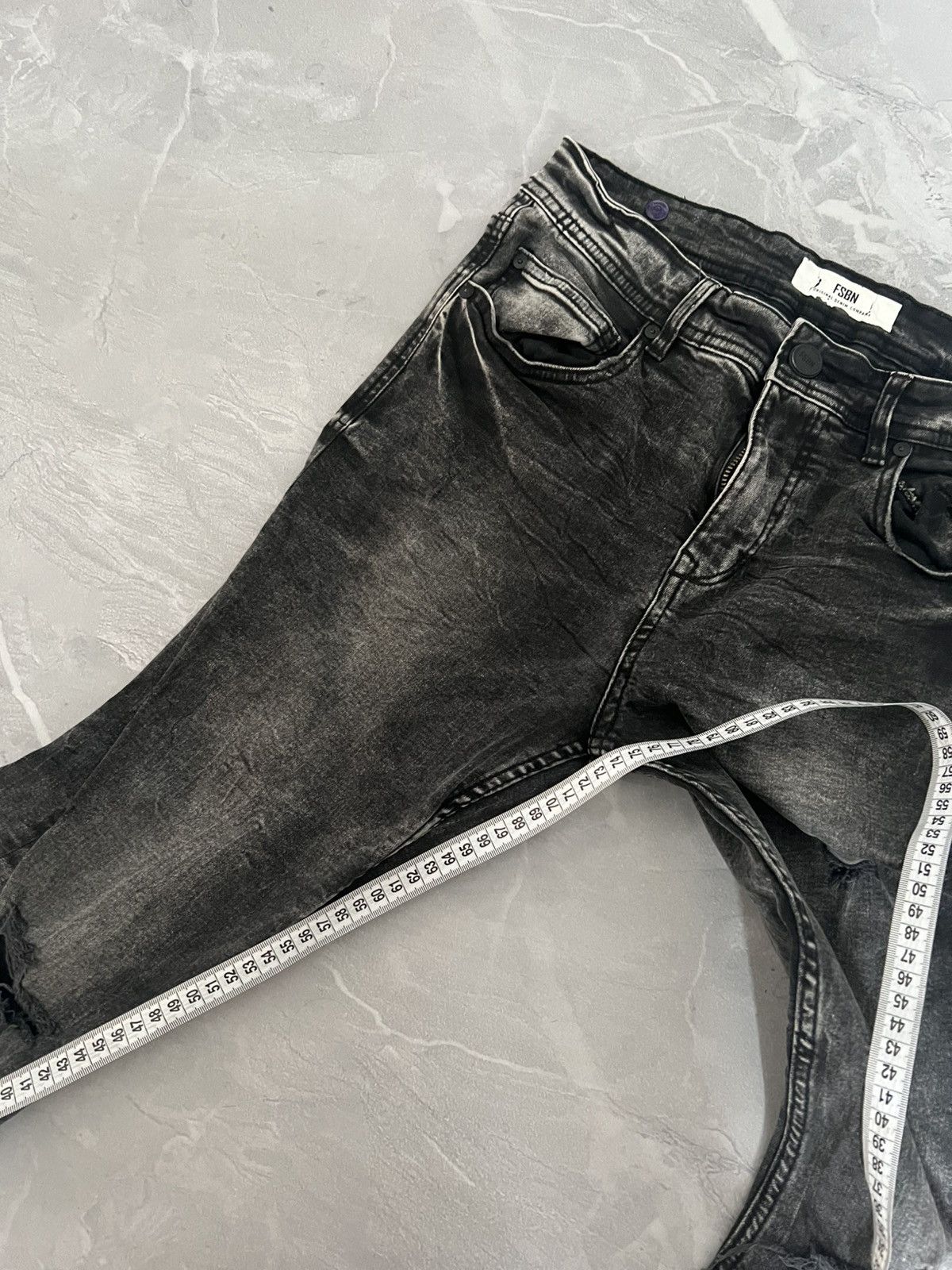 Japanese Brand Vintage Faded Skinny Underground / Balenciaga Style Retro 90 Size US 30 / EU 46 - 10 Thumbnail