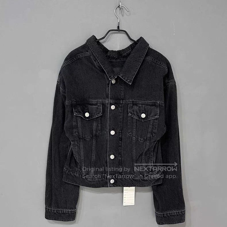 Balenciaga Balenciaga Black Denim Jacket Size XS / US 0-2 / IT 36-38 - 1 Thumbnail