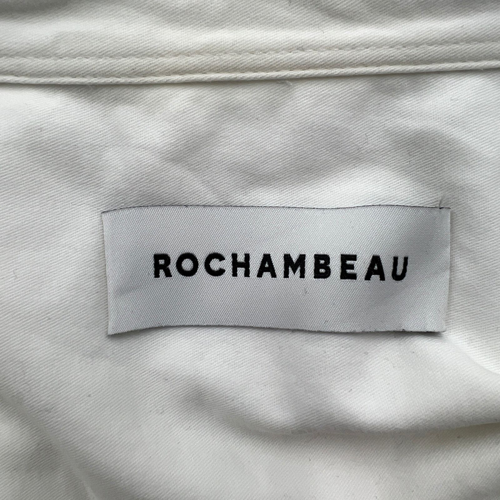 Rochambeau Rochambeau x Aaron Curry Button Up Shirt White 2018 Runway Size US S / EU 44-46 / 1 - 3 Thumbnail