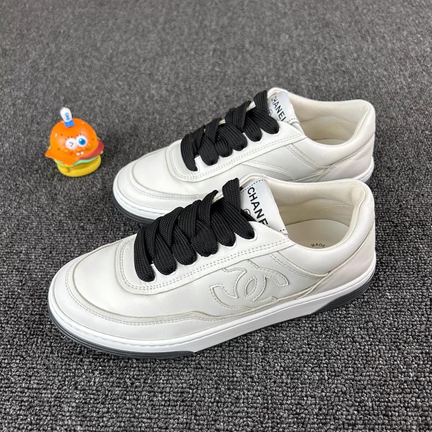 Chanel Chanel 24P White CC Sneakers 35.5 Women's Size US 4.5 / IT 34.5 - 1 Thumbnail