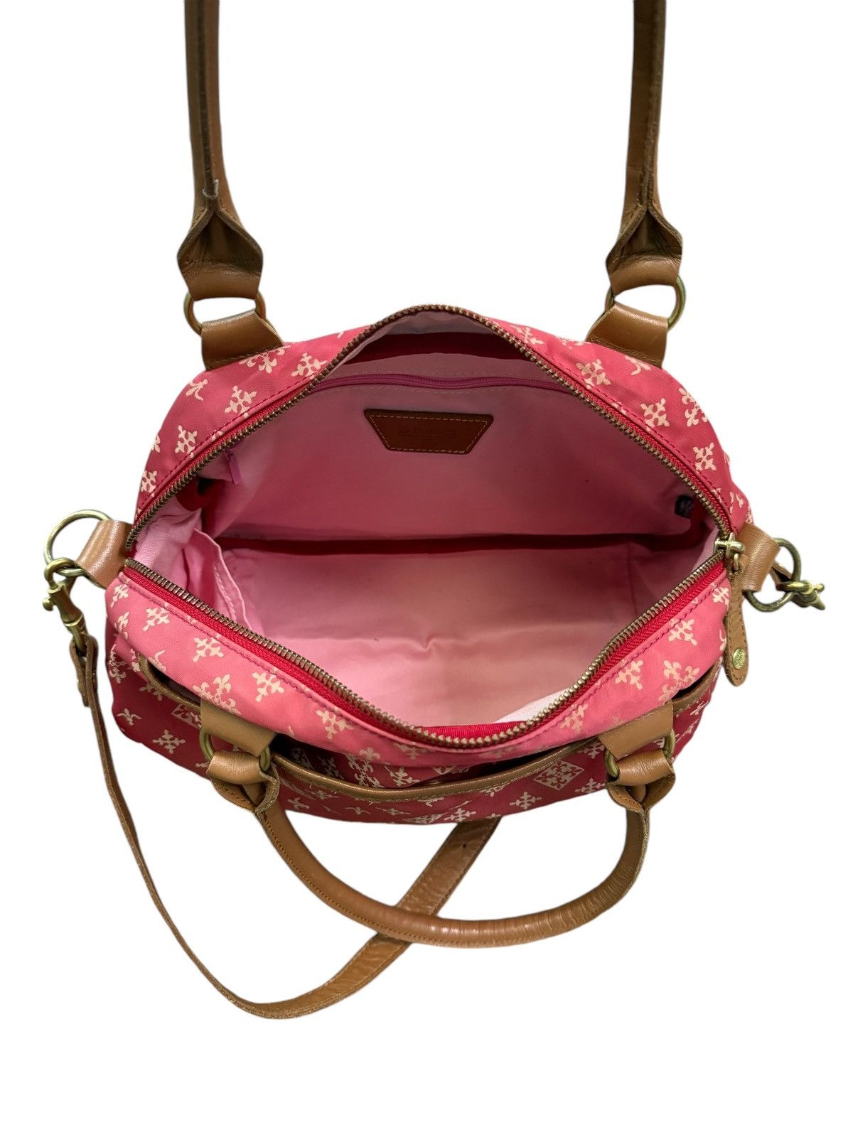 Japanese Brand RUSSET MONOGRAM 2 WAY BAG Size ONE SIZE - 4 Thumbnail
