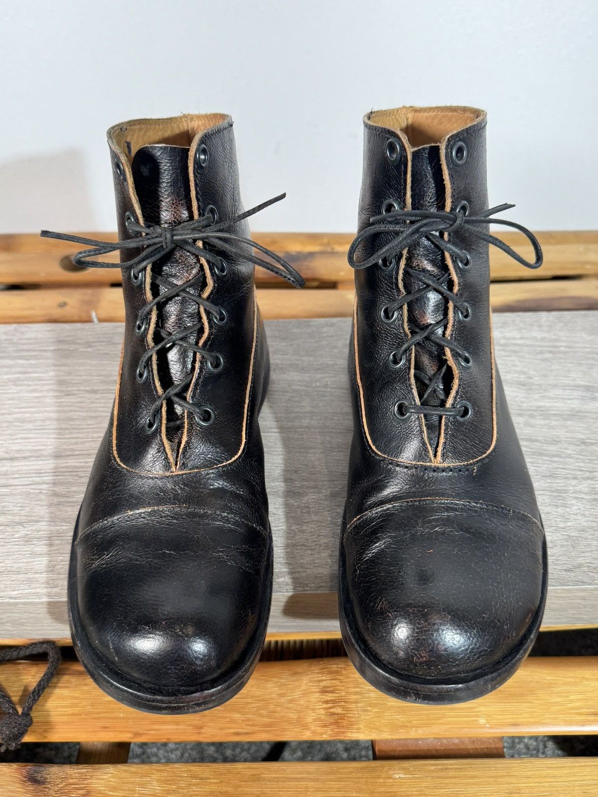 CYDWOQ Women’s CYDWOQ Artisan Handmade Leather Boots Size 6 (36 EU) Size US 6 / IT 36 - 4 Thumbnail