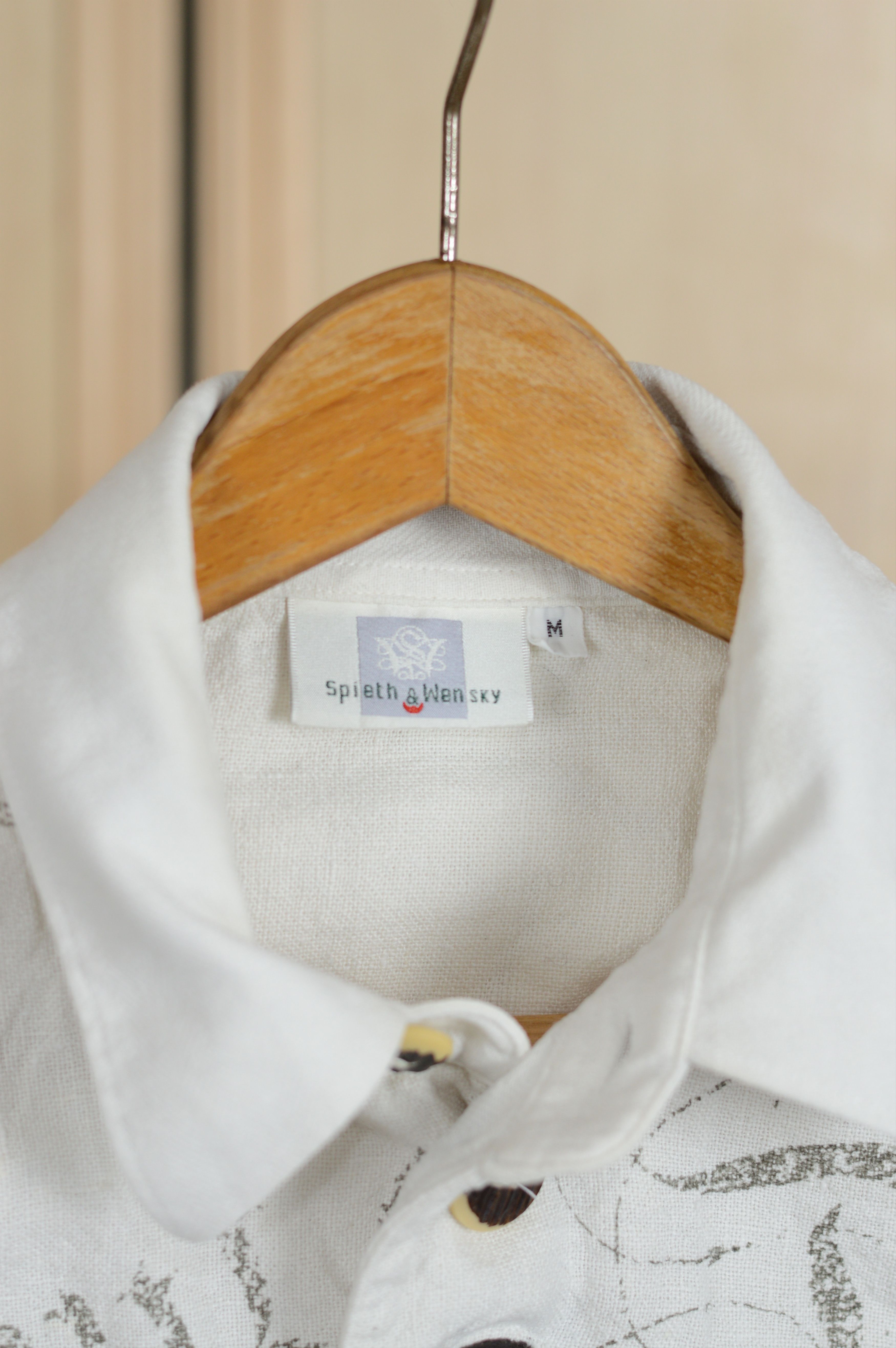 Vintage Spieth Wensky Linen Cotton Buttons Long Sleeve Shirt Size US M / EU 48-50 / 2 - 4 Thumbnail