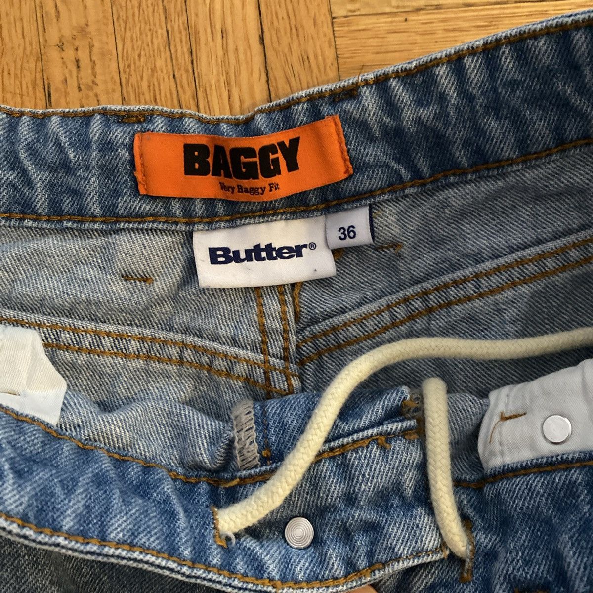 Butter Goods Butter Goods Baggy “Critter” Denim Size US 36 / EU 52 - 6 Thumbnail