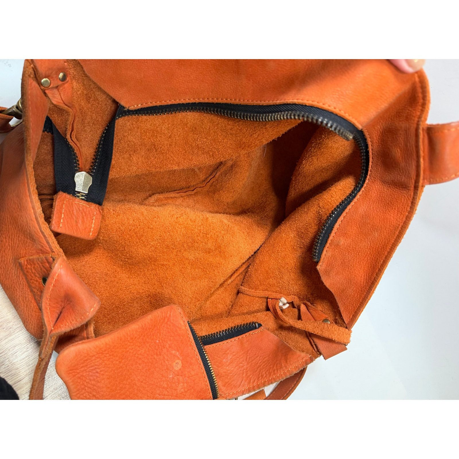 Clare V. Clare V Messenger Crossbody Bag Nubuck-Unlined Size ONE SIZE - 7 Thumbnail