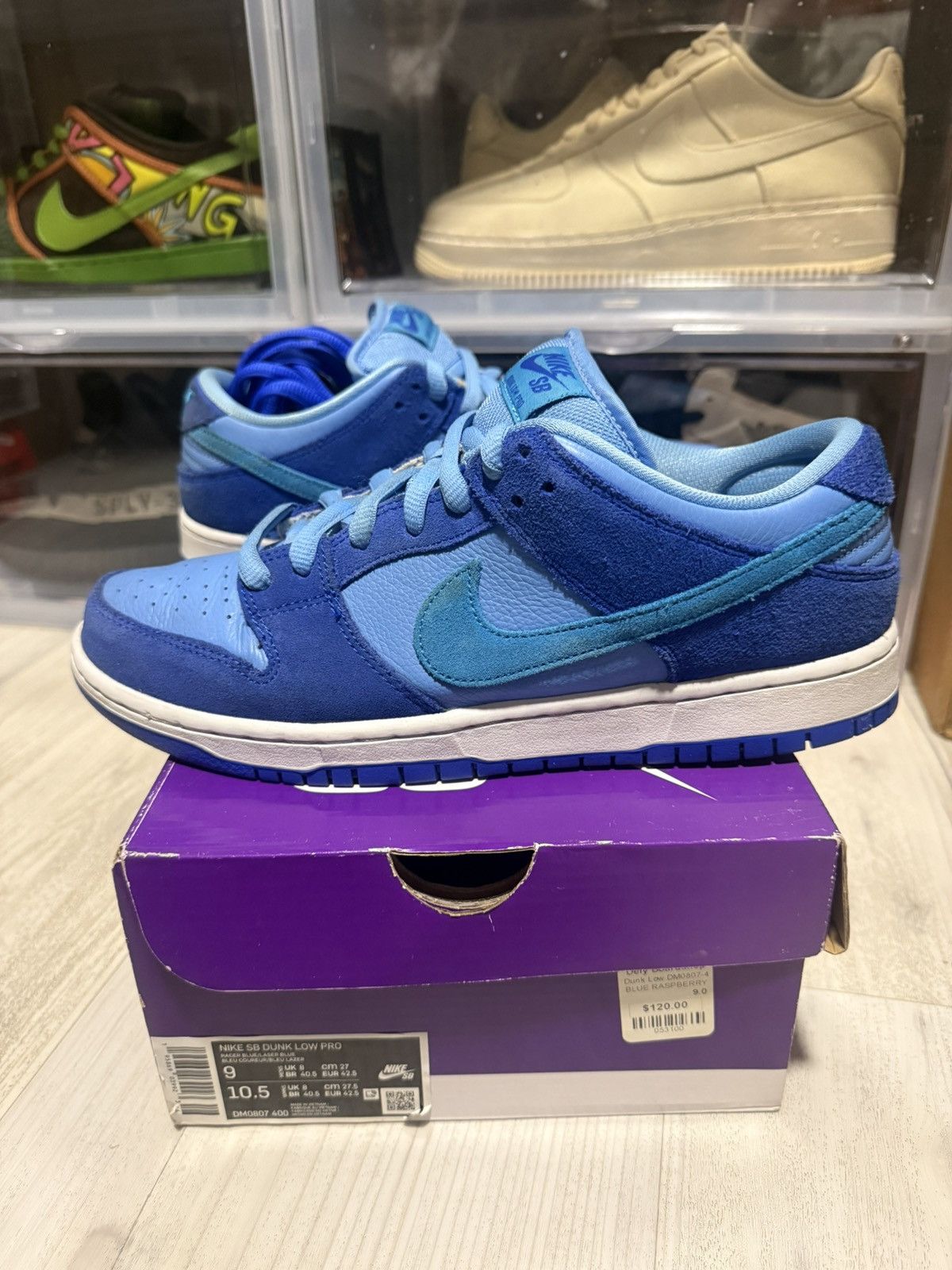 Nike SB Nike SB Dunk Low Blue Raspberry Size US 9 / EU 42 - 1 Thumbnail