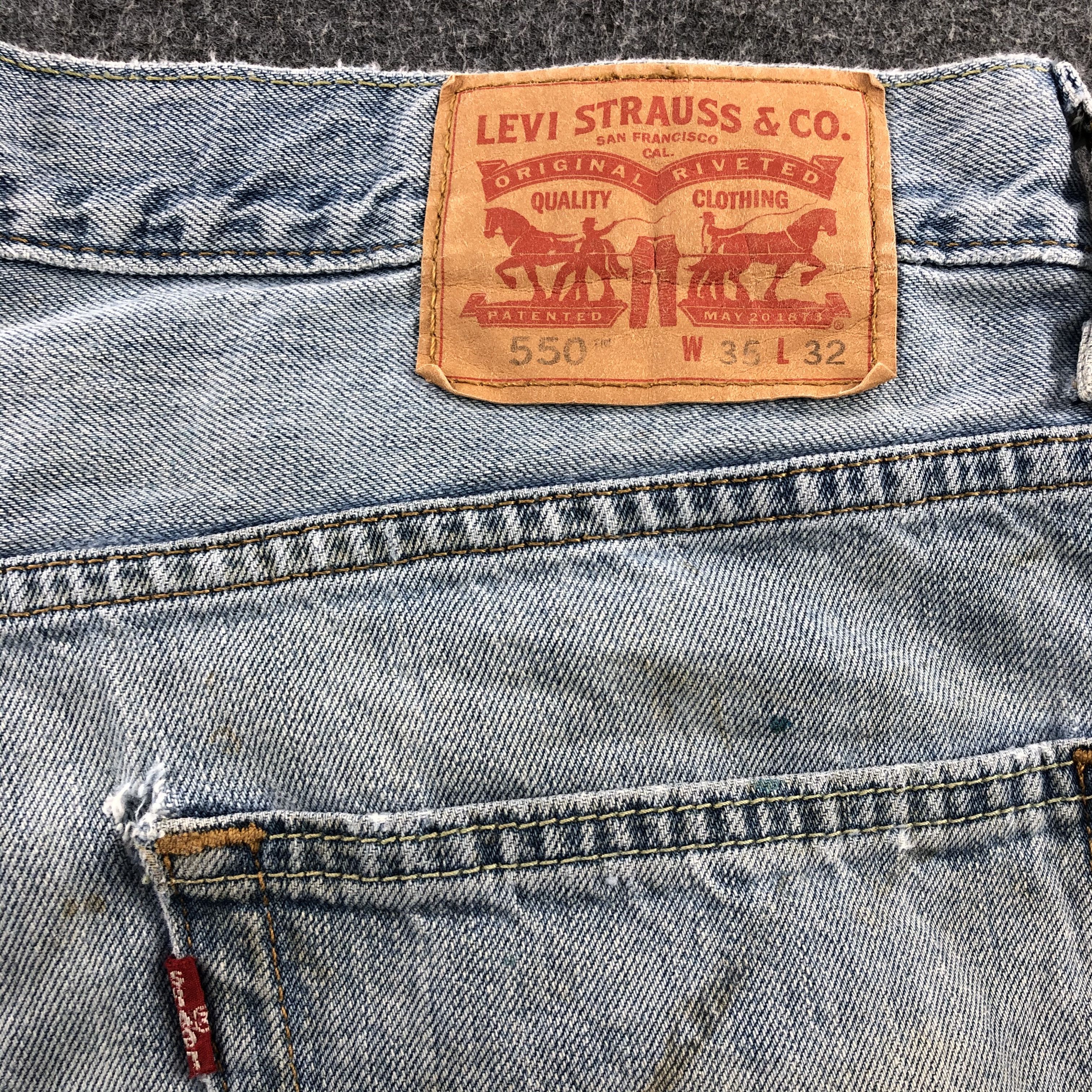 Levi's × Vintage Vintage Blue Wash Levis 550 Painter Jeans-JM1703 Size US 36 / EU 52 - 6 Thumbnail