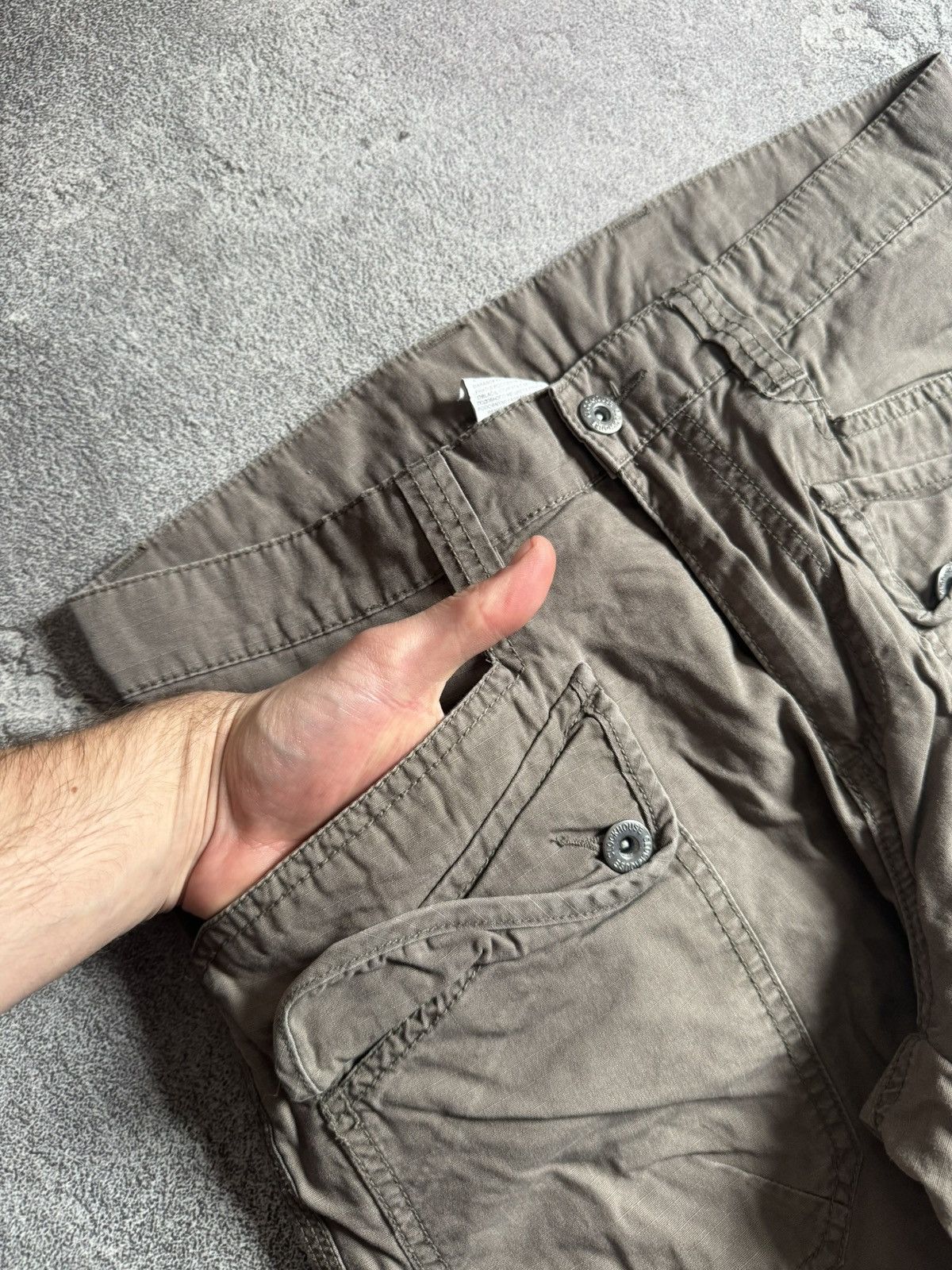 Le Grande Bleu (L.G.B.) Clockhouse 30/30 cargo multipocket baggy pants trousers Y2K Size US 30 / EU 46 - 6 Thumbnail