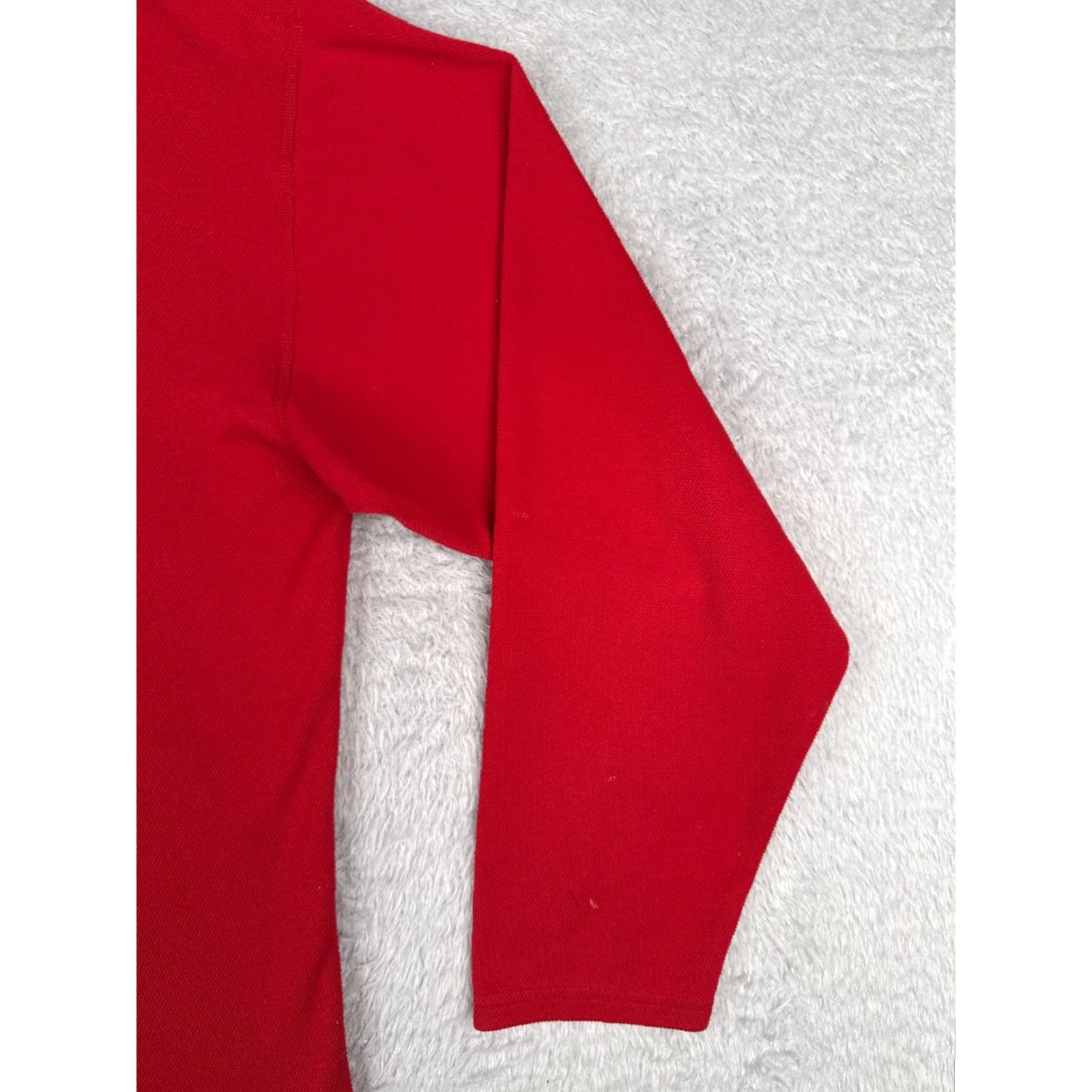 The North Face The North Face Sweater Men L Red 1/4 Zip Mock Neck Polyester Long Sleeve Regular Size US L / EU 52-54 / 3 - 2 Thumbnail