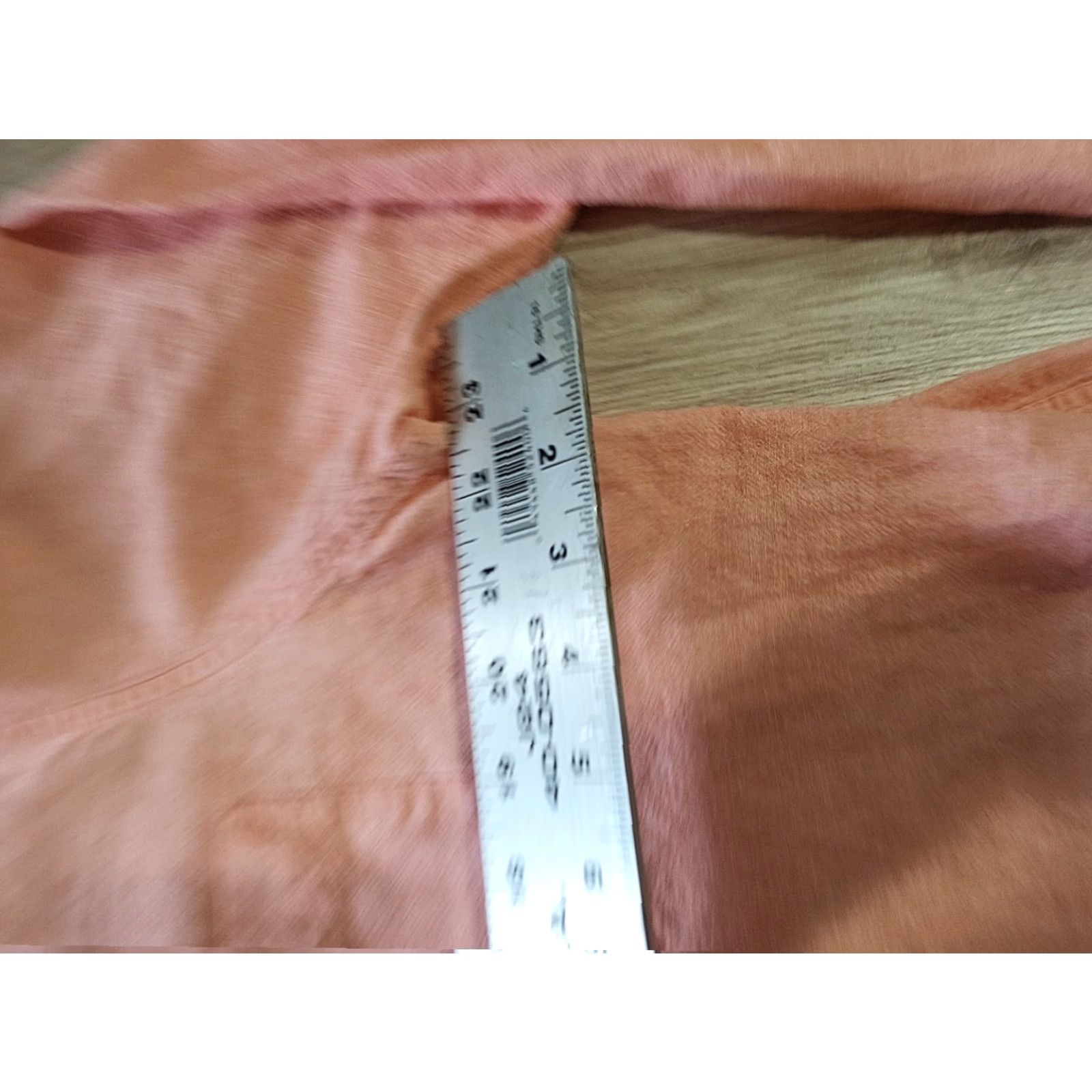 Vintage MARC ANTHONY Shirt XL Slimfit Linen Blend Long Sleeve Salmon Button-Up Collared Size US XL / EU 56 / 4 - 4 Thumbnail