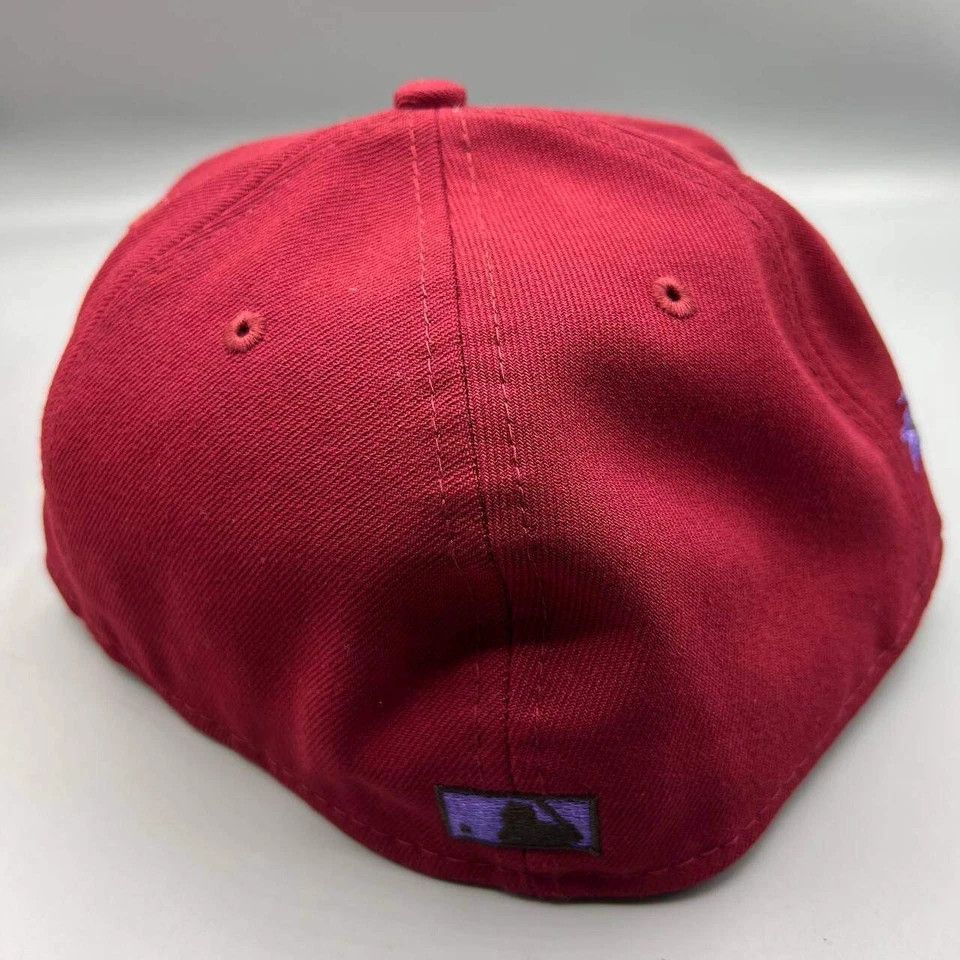 New Era Houston Astros Hat Men 7 5/8 59Fifty New Era MLB Fitted Cap Size ONE SIZE - 6 Thumbnail
