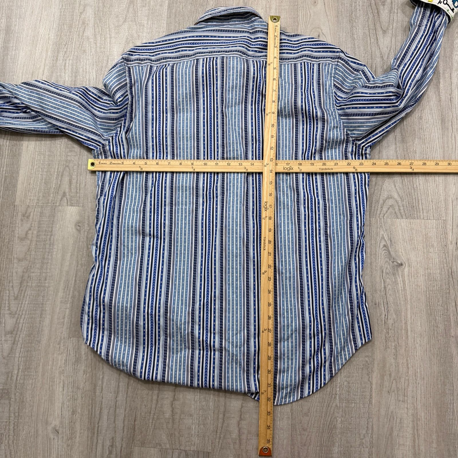 Robert Graham Robert Graham Flip Cuff Button Shirt Men's Extra Large Size US XL / EU 56 / 4 - 9 Thumbnail