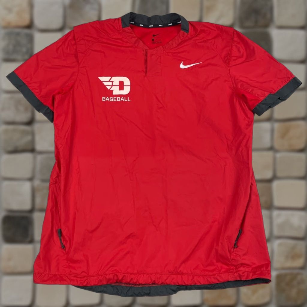 Nike Nike Jacket Mens M Red 1/4 Snap Windbreaker Baseball Coaching Windbreaker Nike Jacket Mens M Red 1/4 Snap Windbreaker Baseball Coaching Dayton Flyers Size US M / EU 48-50 / 2 - 1 Thumbnail