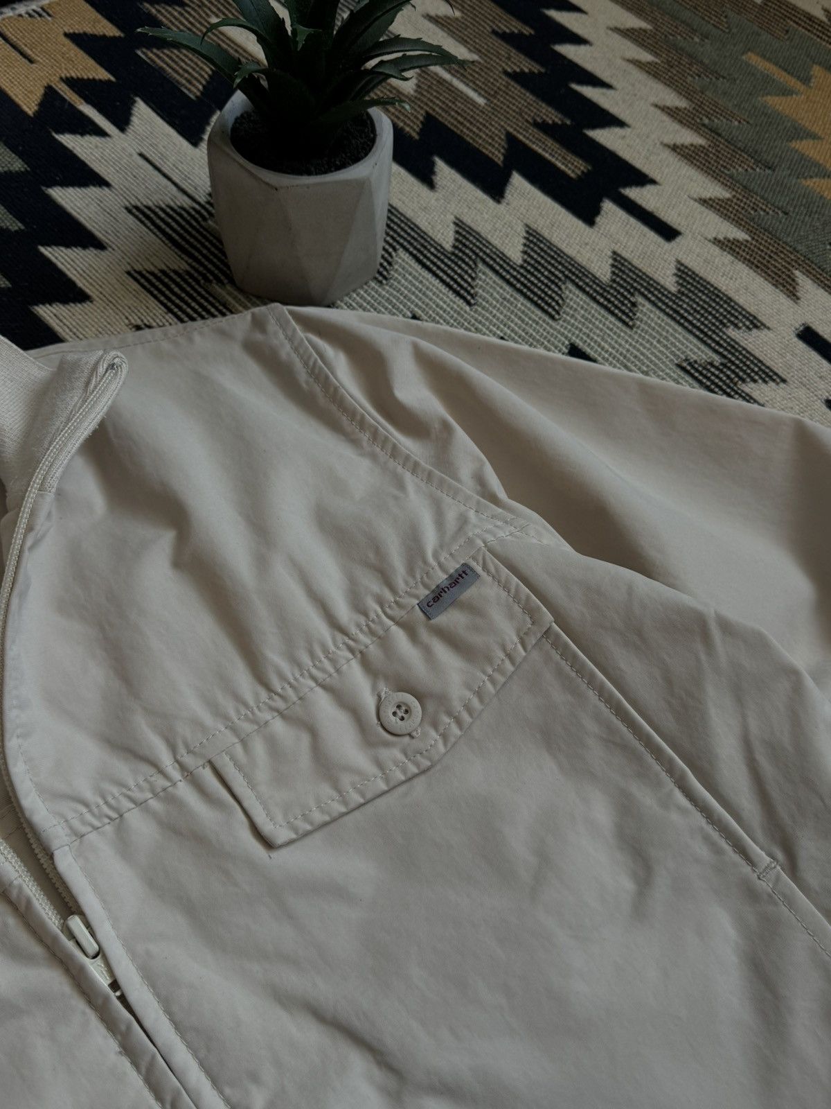 Carhartt Vintage Carhartt Beige Women’s Jacket Size L / US 10 / IT 46 - 6 Thumbnail
