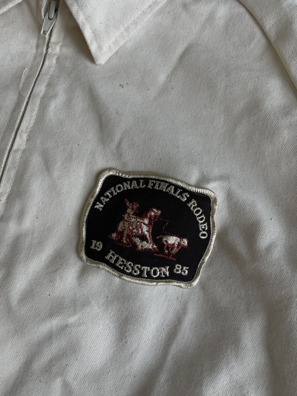 Vintage 80s NFR Las Vegas Hesston Bomber Size US L / EU 52-54 / 3 - 2 Thumbnail