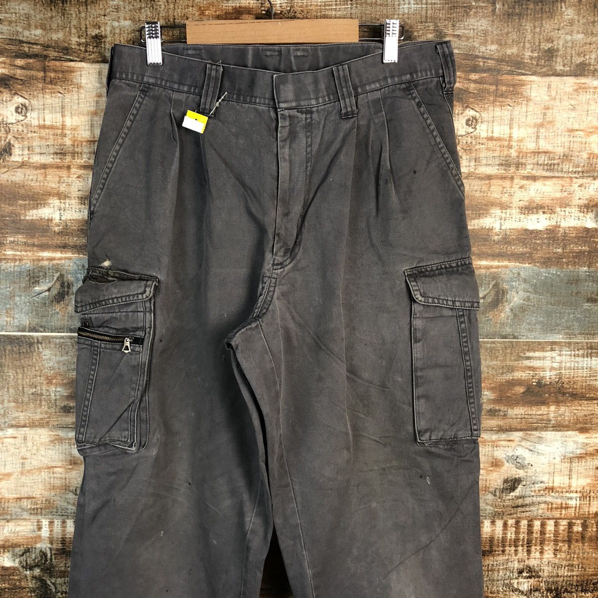 Japanese Brand DL Japanese Brand Grey Cargo Multipocket Pants #C119 Size US 32 / EU 48 - 4 Thumbnail