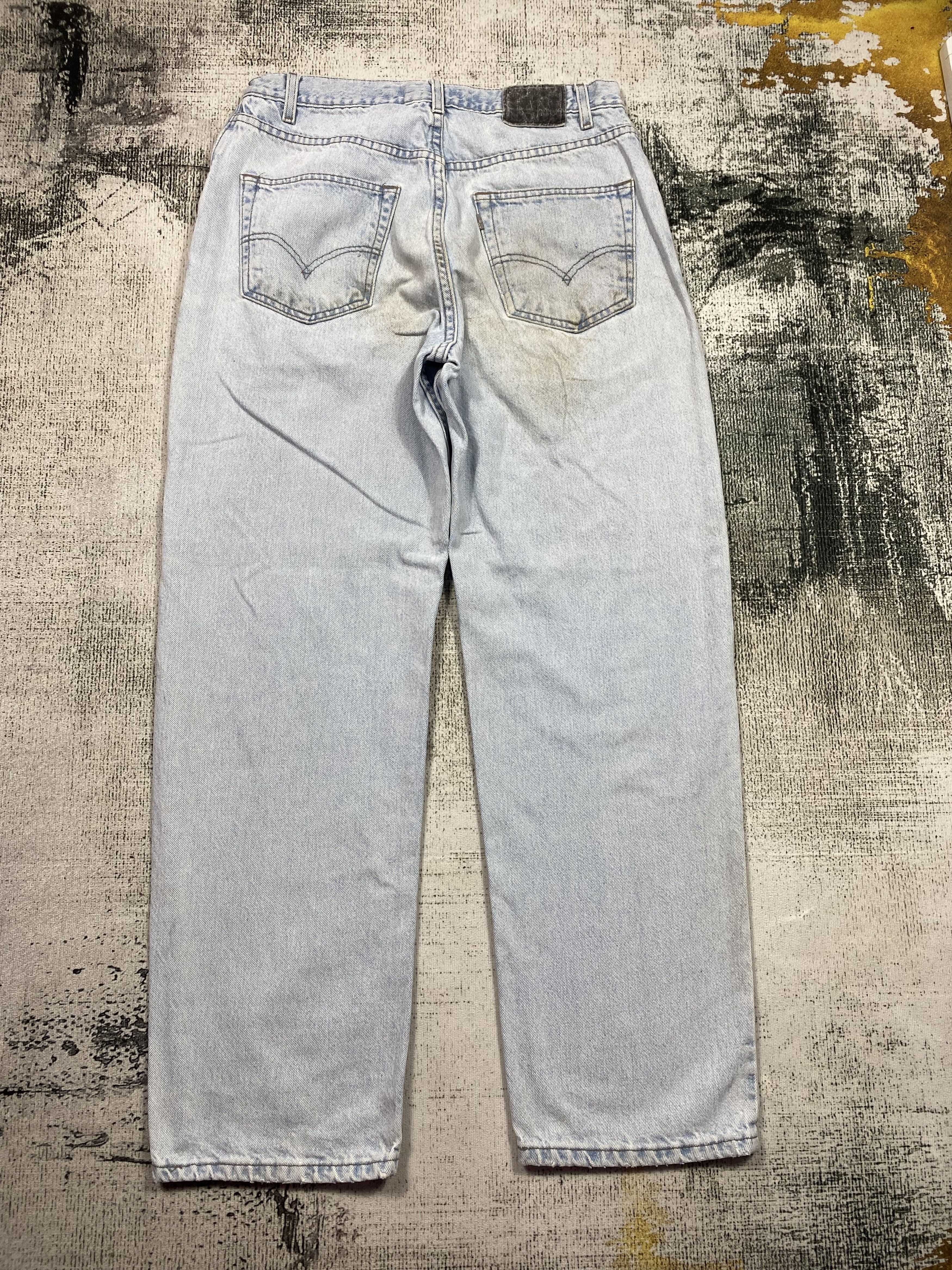 Levi's SICKS💥Vintage 90s Levis Silver Tab Distressed Jeans Size US 32 / EU 48 - 6 Thumbnail