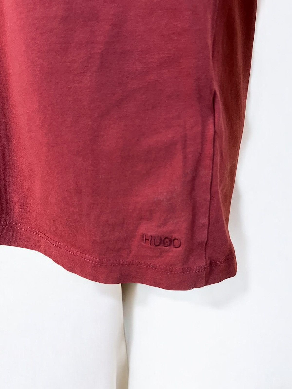 Hugo Hugo Burgundy Longsleeve T-Shirt Size M Size US M / EU 48-50 / 2 - 5 Thumbnail
