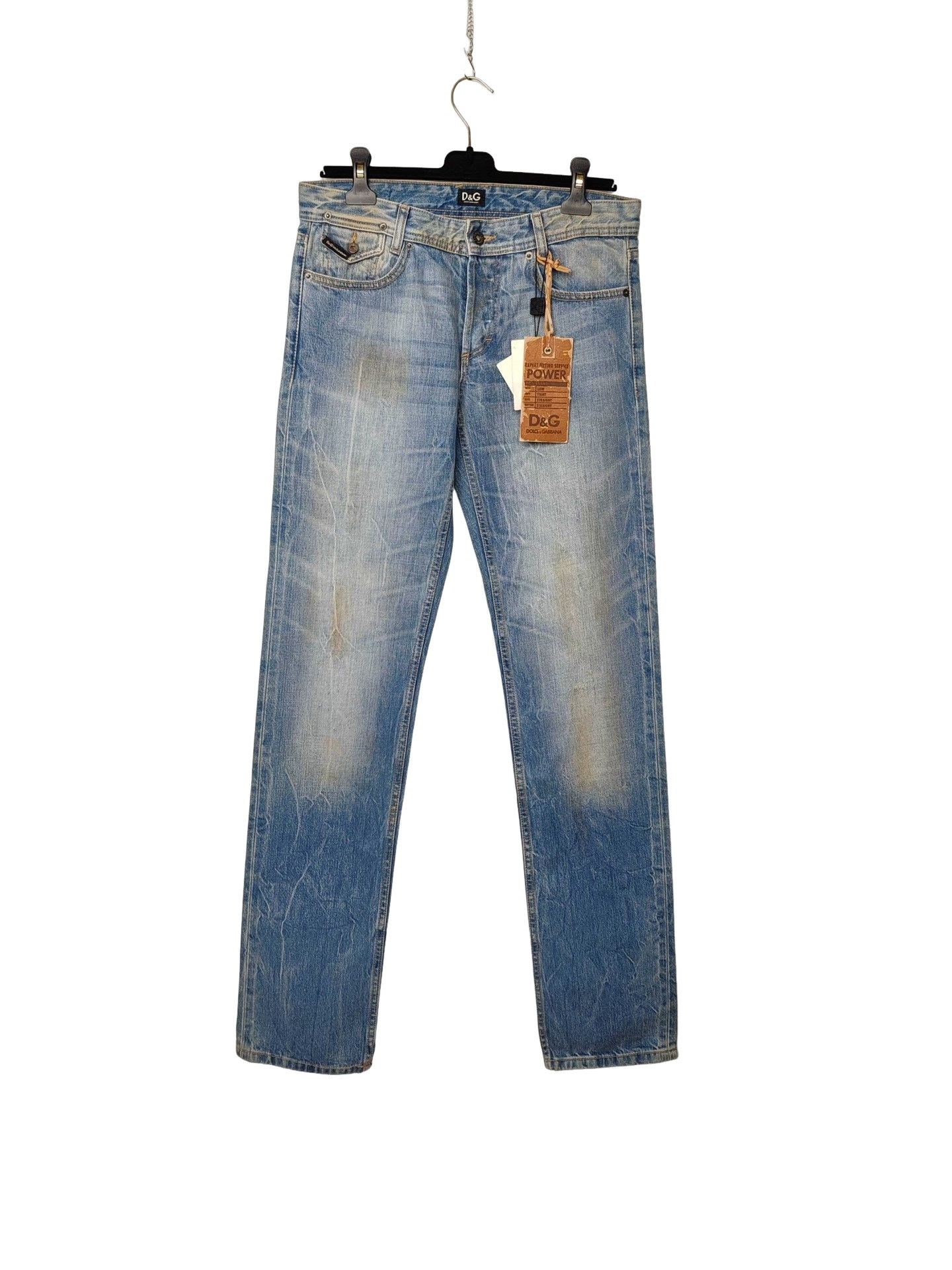 Dolce & Gabbana Dolce & Gabbana Power Distressed Denim Jeans Size 30 Size US 30 / EU 46 - 1 Thumbnail