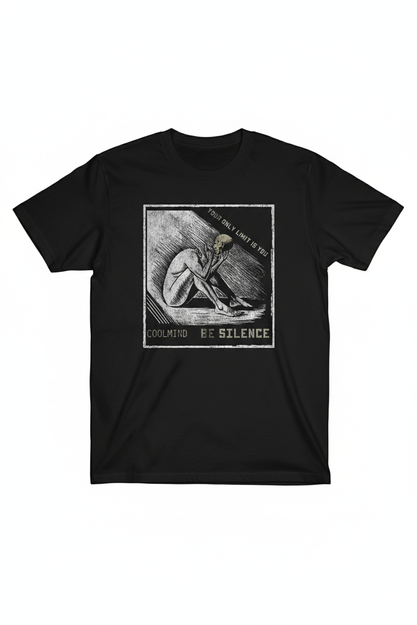 Other Y2K Street Retro Be Silent High Quality Black T-Shirt Size US M / EU 48-50 / 2 - 1 Thumbnail