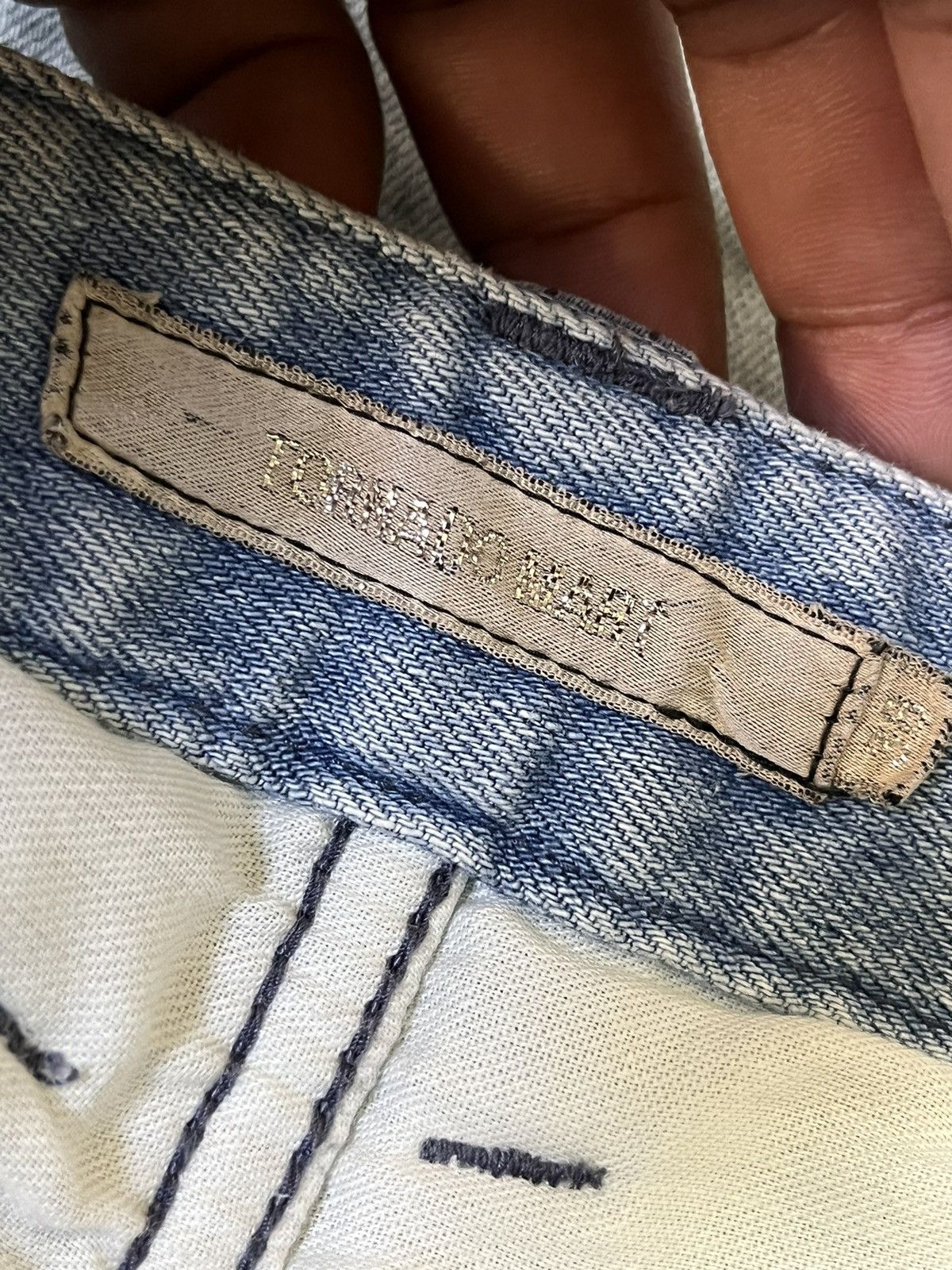 Tornado Mart VINTAGE TORNADO MART STRETCH COTTON SKINNY FADE JEANS Size US 30 / EU 46 - 18 Thumbnail