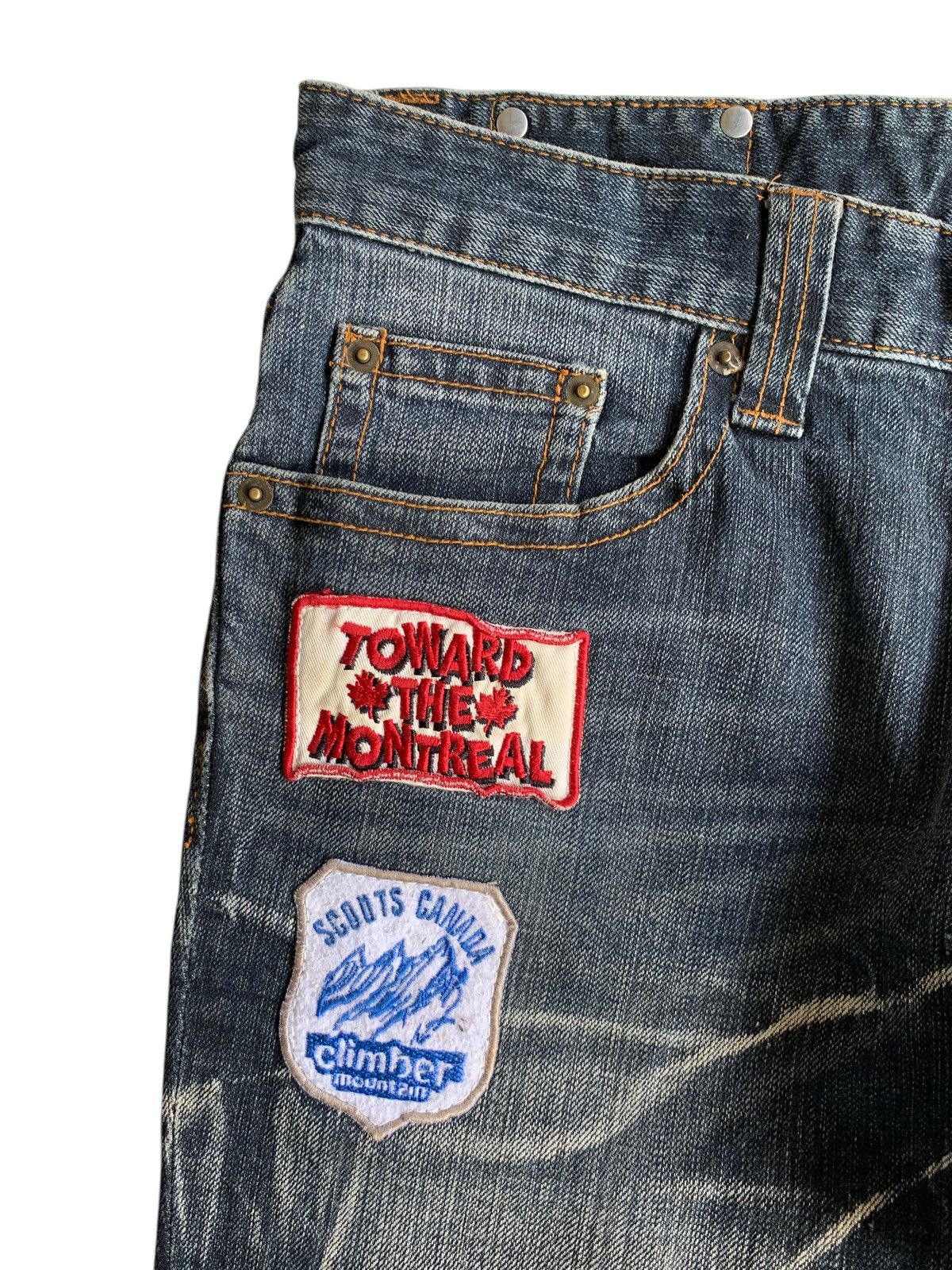 semanticdesign SEMANTIC DESIGN JAPANESE RUSTY MUDMAX PUNK STYLE DENIM☠️🎌 Size US 32 / EU 48 - 10 Thumbnail