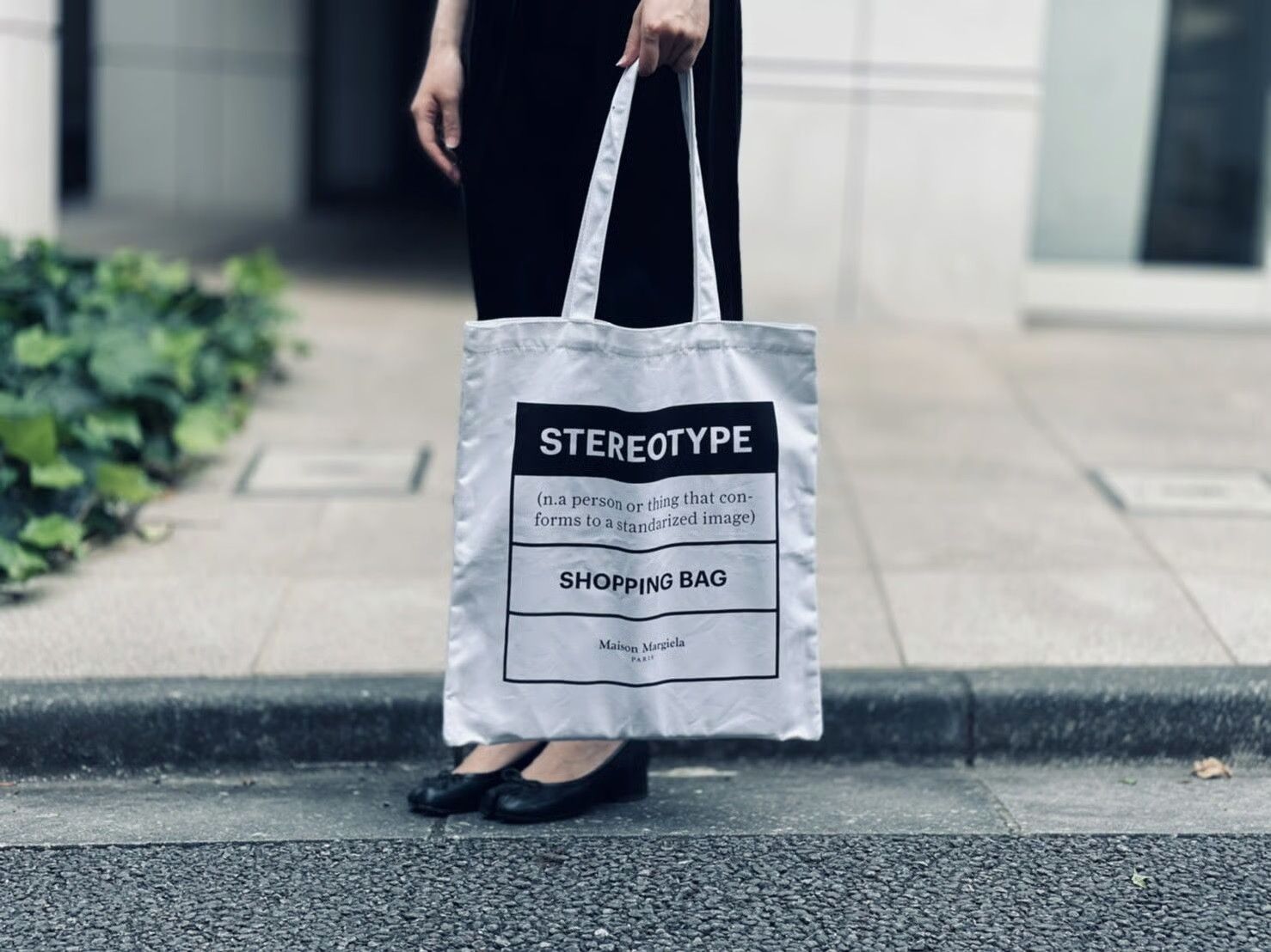 Maison Margiela Margiela Stereotype White Tote Bag Size ONE SIZE - 6 Thumbnail