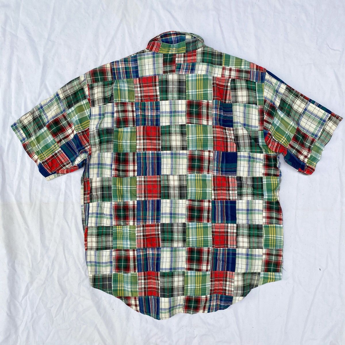 Polo Ralph Lauren × RRL Ralph Lauren 90’s Polo Ralph Lauren Patchwork Button Down Size US M / EU 48-50 / 2 - 4 Thumbnail