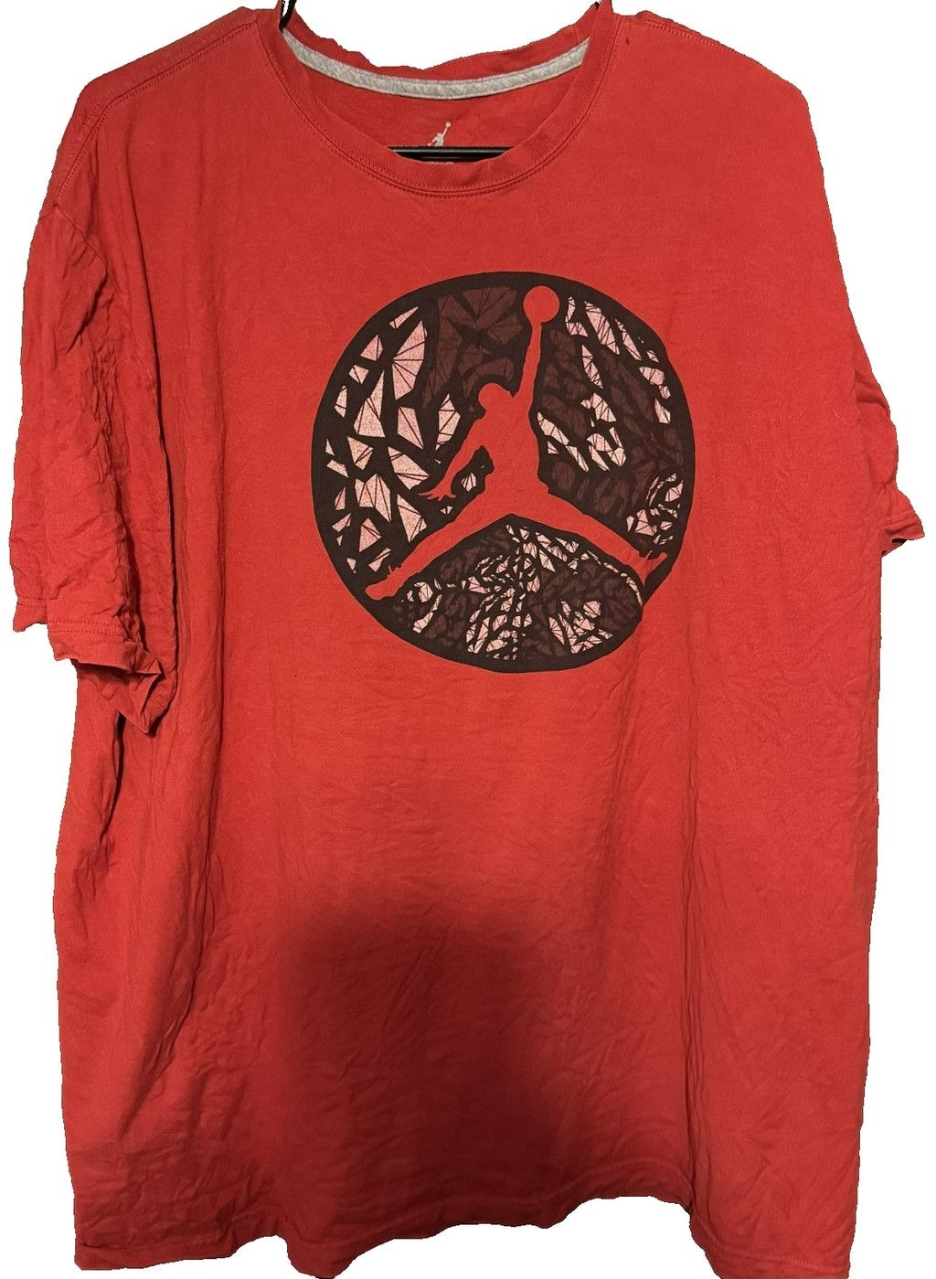 Nike Nike Air Jordan Logo Jumpman t-shirt Men Sz XXL Red Size US XXL / EU 58 / 5 - 1 Thumbnail