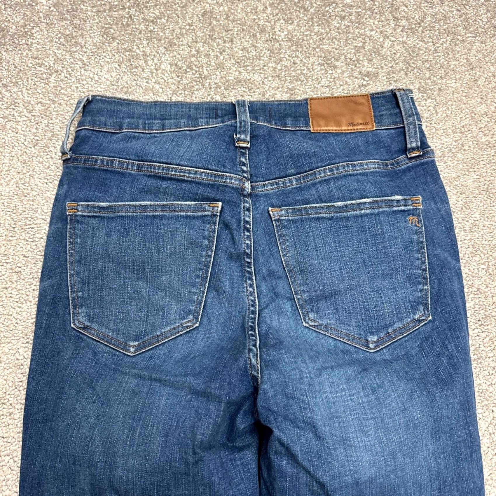 Madewell Madewell Jeans Skinny Denim 10" High Rise Womens 26 Blue Button Fly 5-Pocket Size 26" / US 2 / IT 38 - 4 Thumbnail