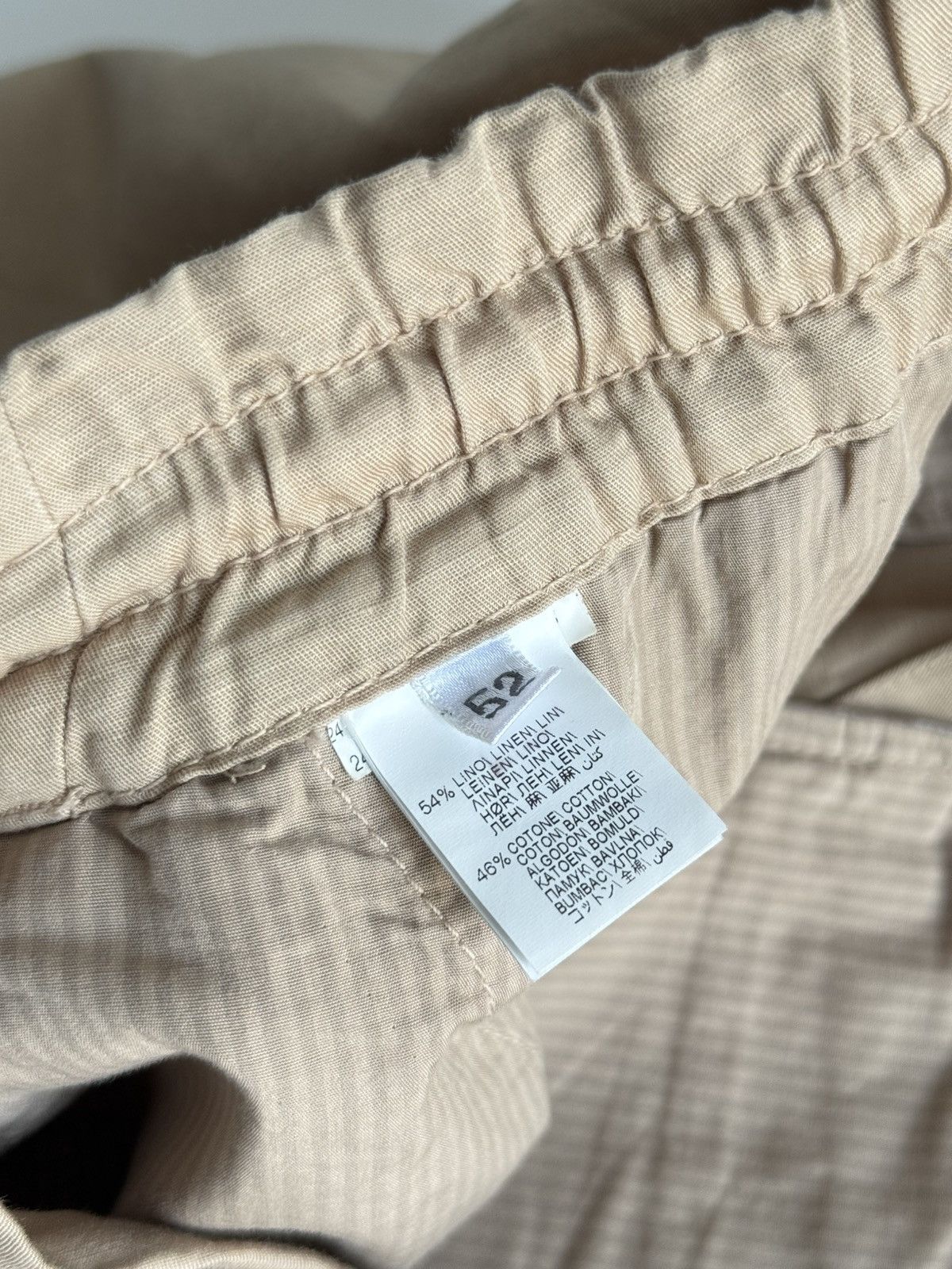 Brunello Cucinelli Brunello Cucinelli Linen Relaxed Fit Drawstring Shorts Size US 36 / EU 52 - 13 Thumbnail