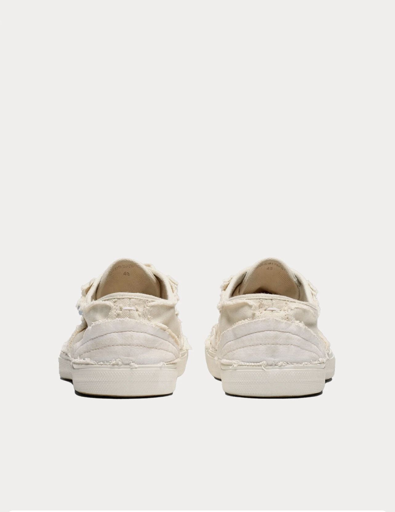 Maison Margiela Maison Margiela Inside-Out Canvas Natural Low Top Sneakers Size US 6 / IT 36 - 3 Thumbnail