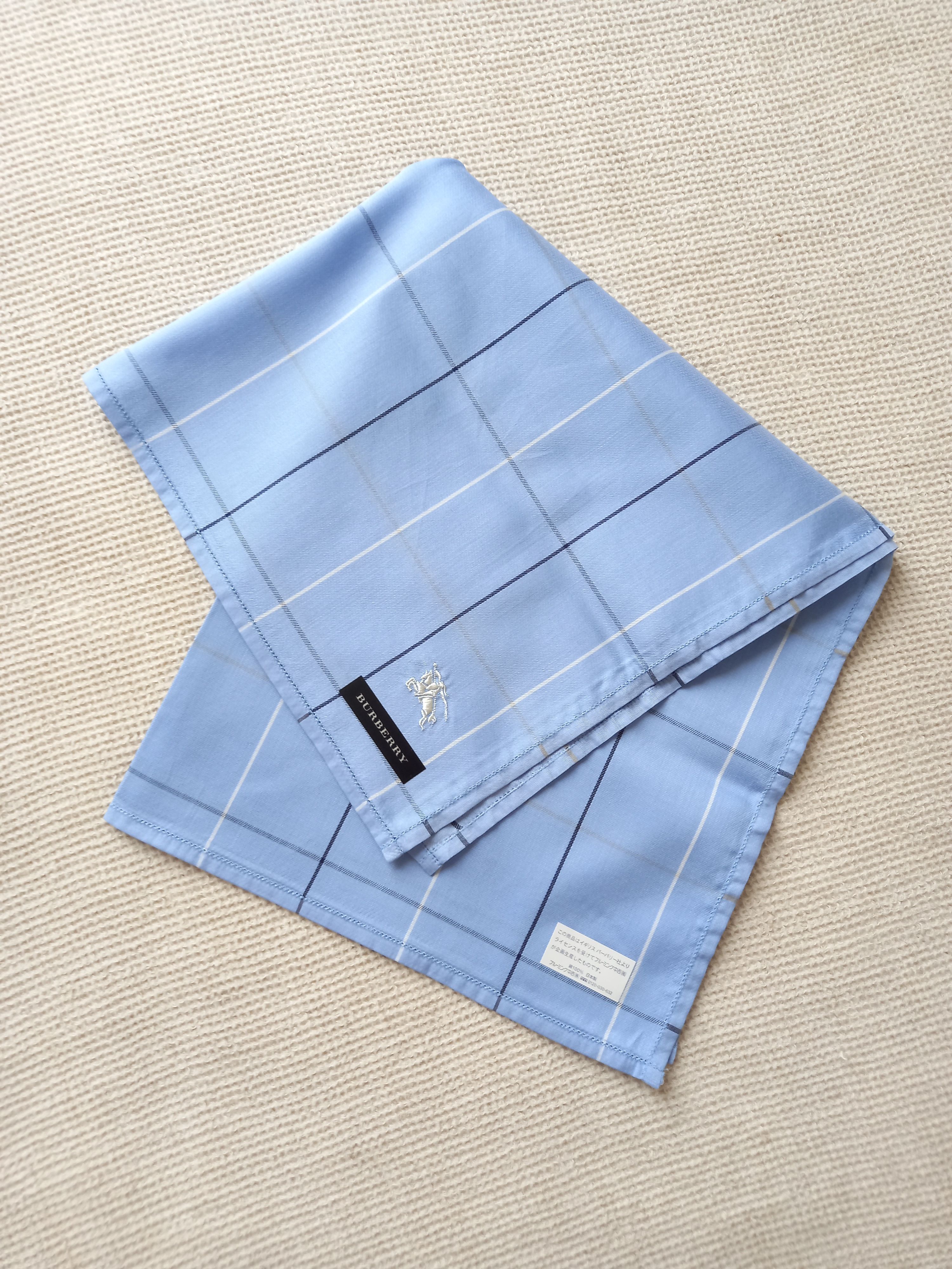 Burberry × Vintage 2 Burberry Bandana/Handkerchief embroidery nova check Size ONE SIZE - 4 Thumbnail