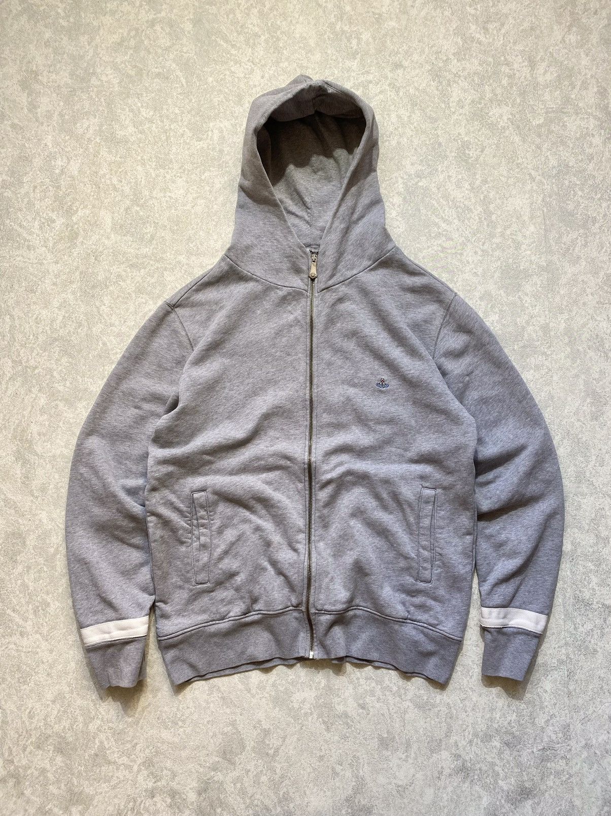 Vivienne Westwood Vivienne Westwood Zip Up Logo Hoodie Size US XL / EU 56 / 4 - 1 Thumbnail