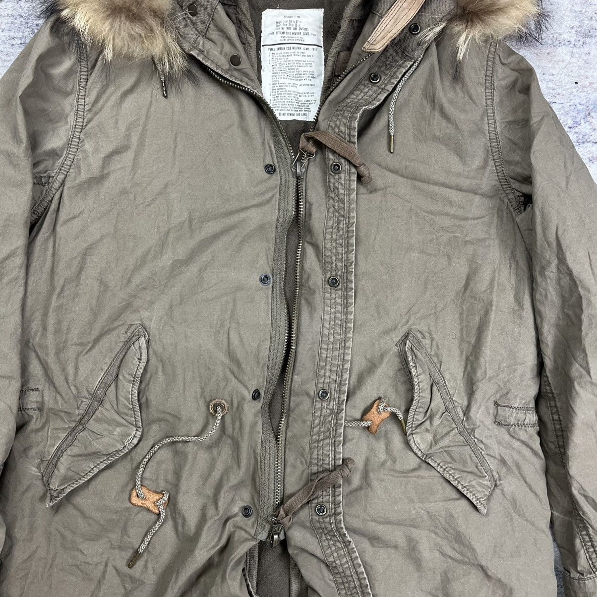 GOA Goa military fishtail parka raccoon fur hoodie vkei style Size US M / EU 48-50 / 2 - 12 Thumbnail