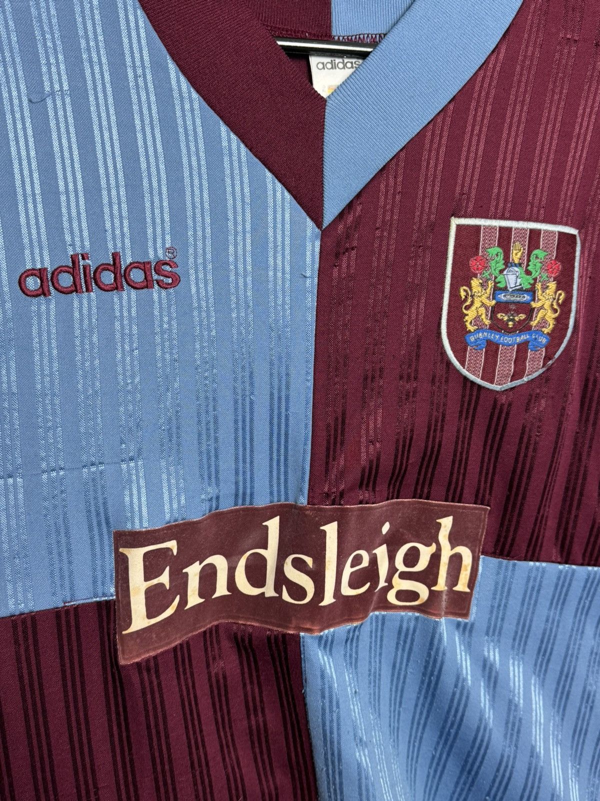 Adidas Burnley 96/98 Home Football Jersey Size US XL / EU 56 / 4 - 2 Thumbnail