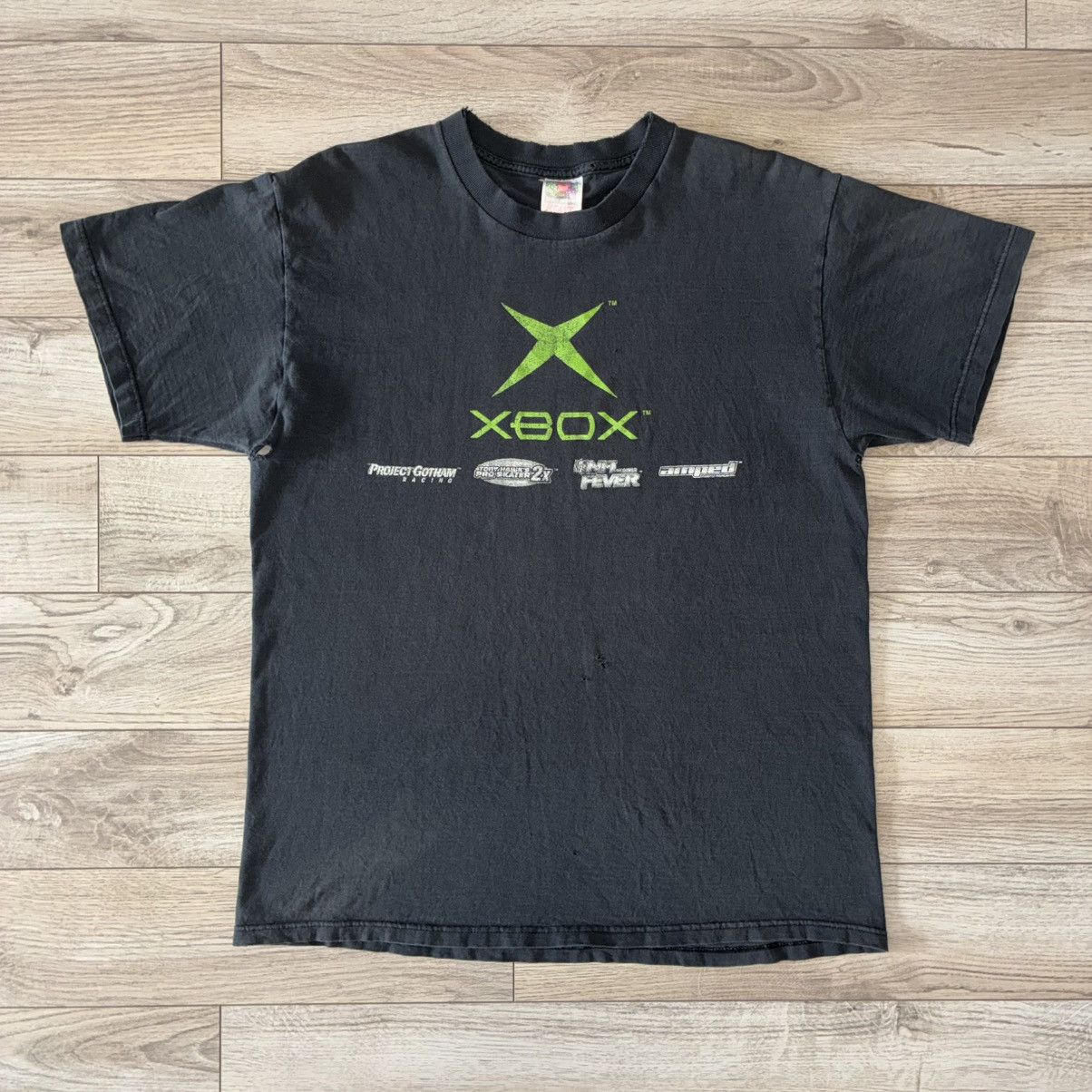 Fruit Of The Loom Vintage Xbox Taco Bell distressed faded promo tee shirt Size US L / EU 52-54 / 3 - 1 Thumbnail