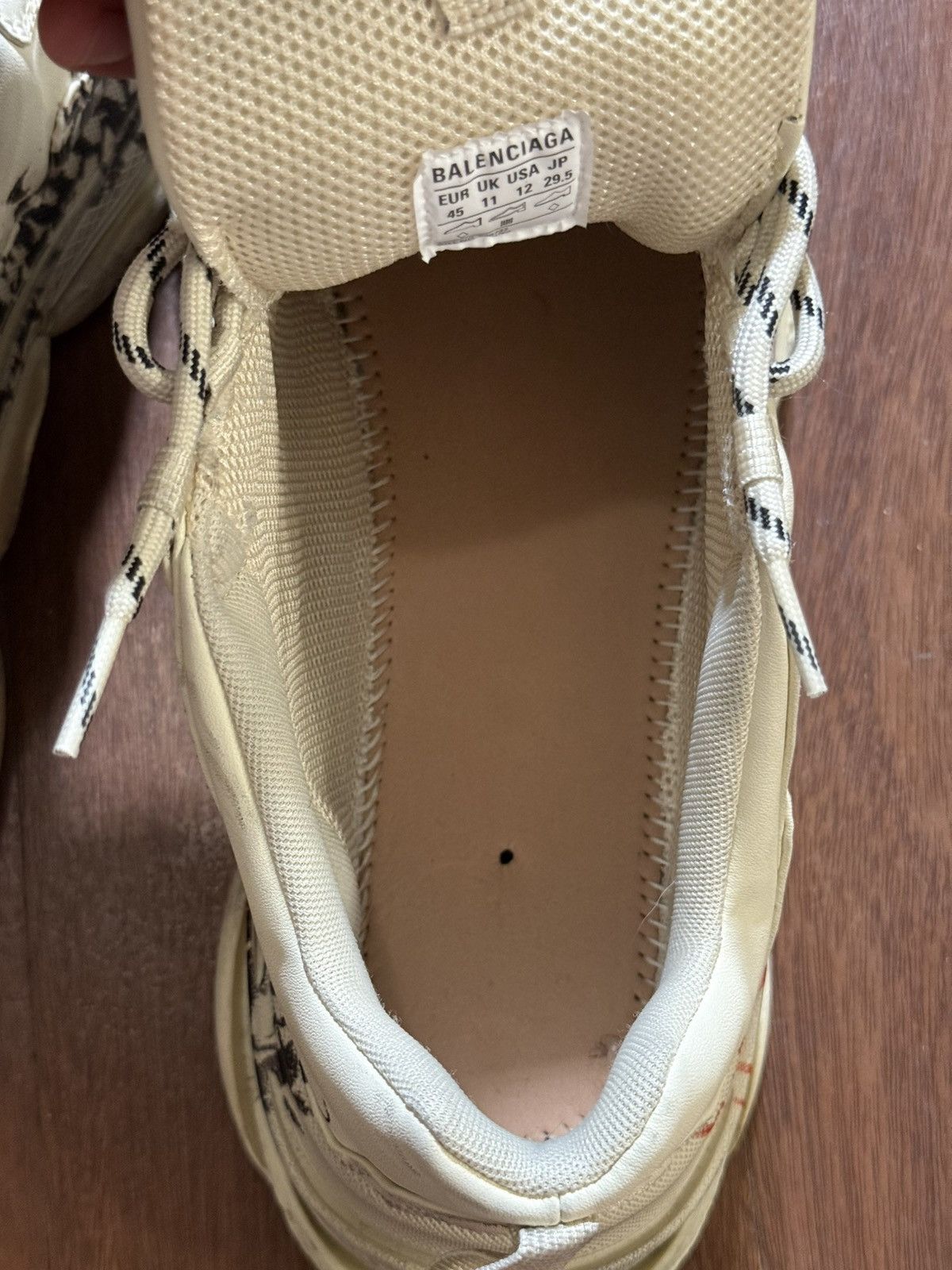 Balenciaga Balenciaga Triple S Diy Metal Shoes size 45 Size US 12 / EU 45 - 22 Thumbnail