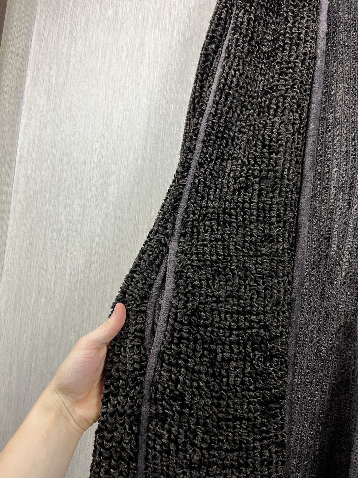 Armani × Designer × Giorgio Armani Giorgio Armani long velvet zip cardigan sweater coat jacket Size XL / US 12-14 / IT 48-50 - 15 Thumbnail